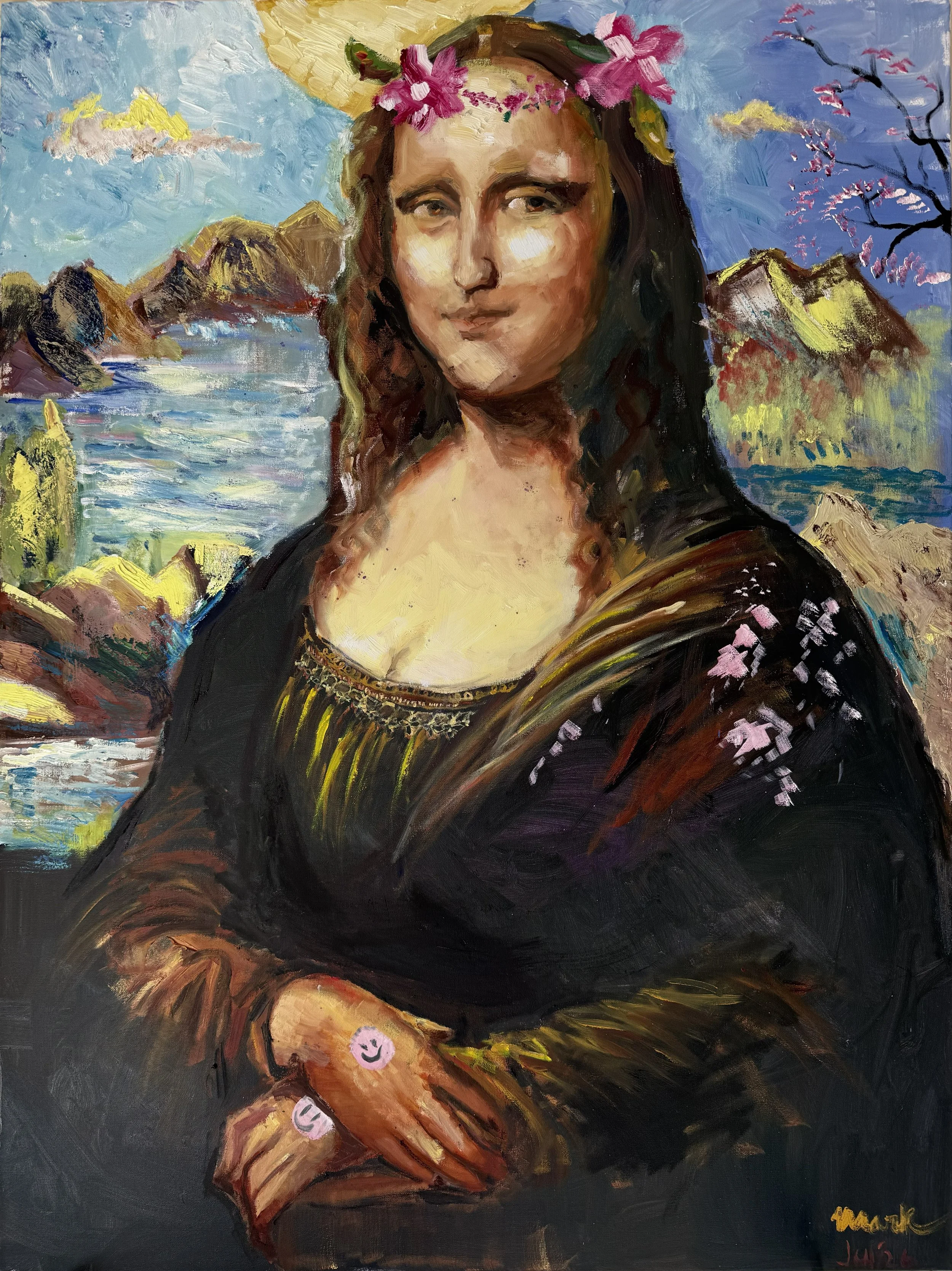 Springtime Mona Lisa, 2026
Oil on Canvas, 36''x48''