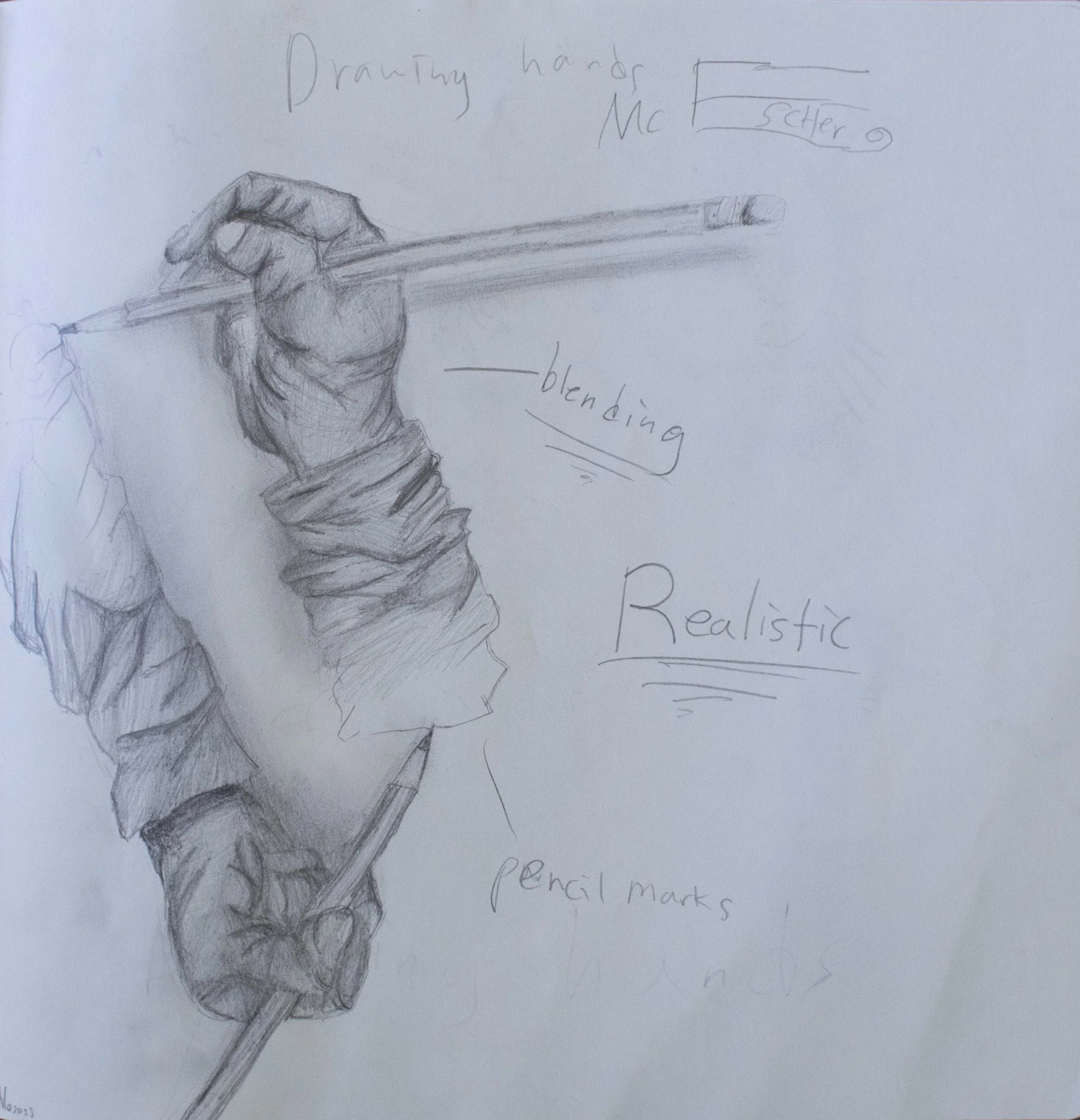 Graphite on paper, 2025