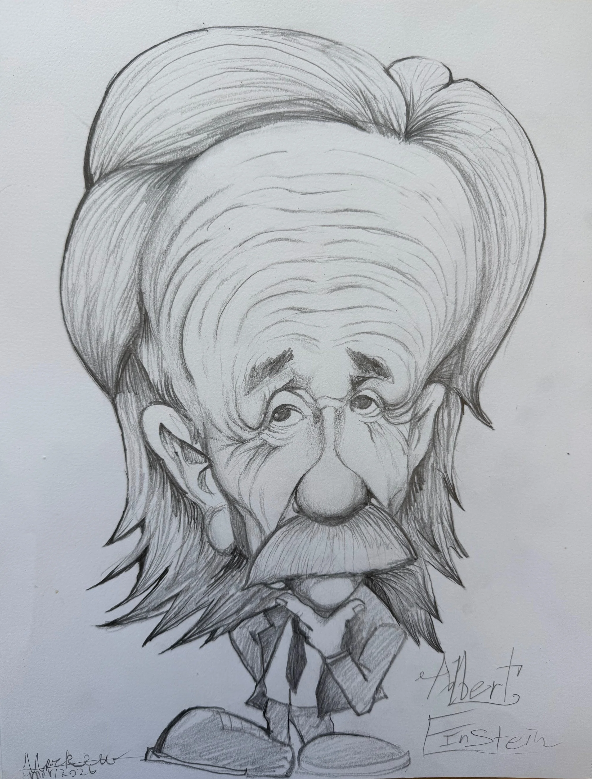 Graphite on paper, 2026