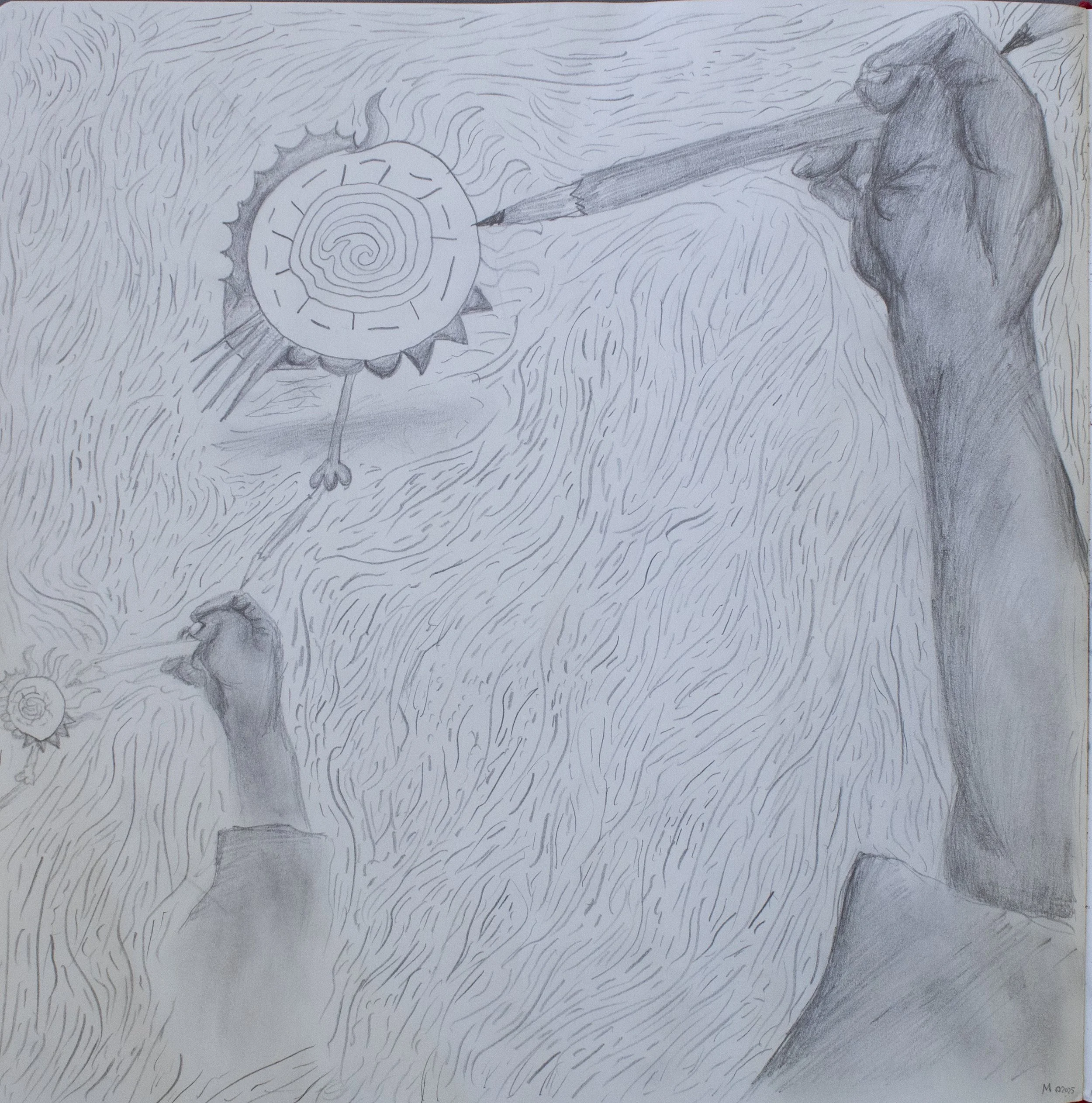 Graphite on paper, 2025