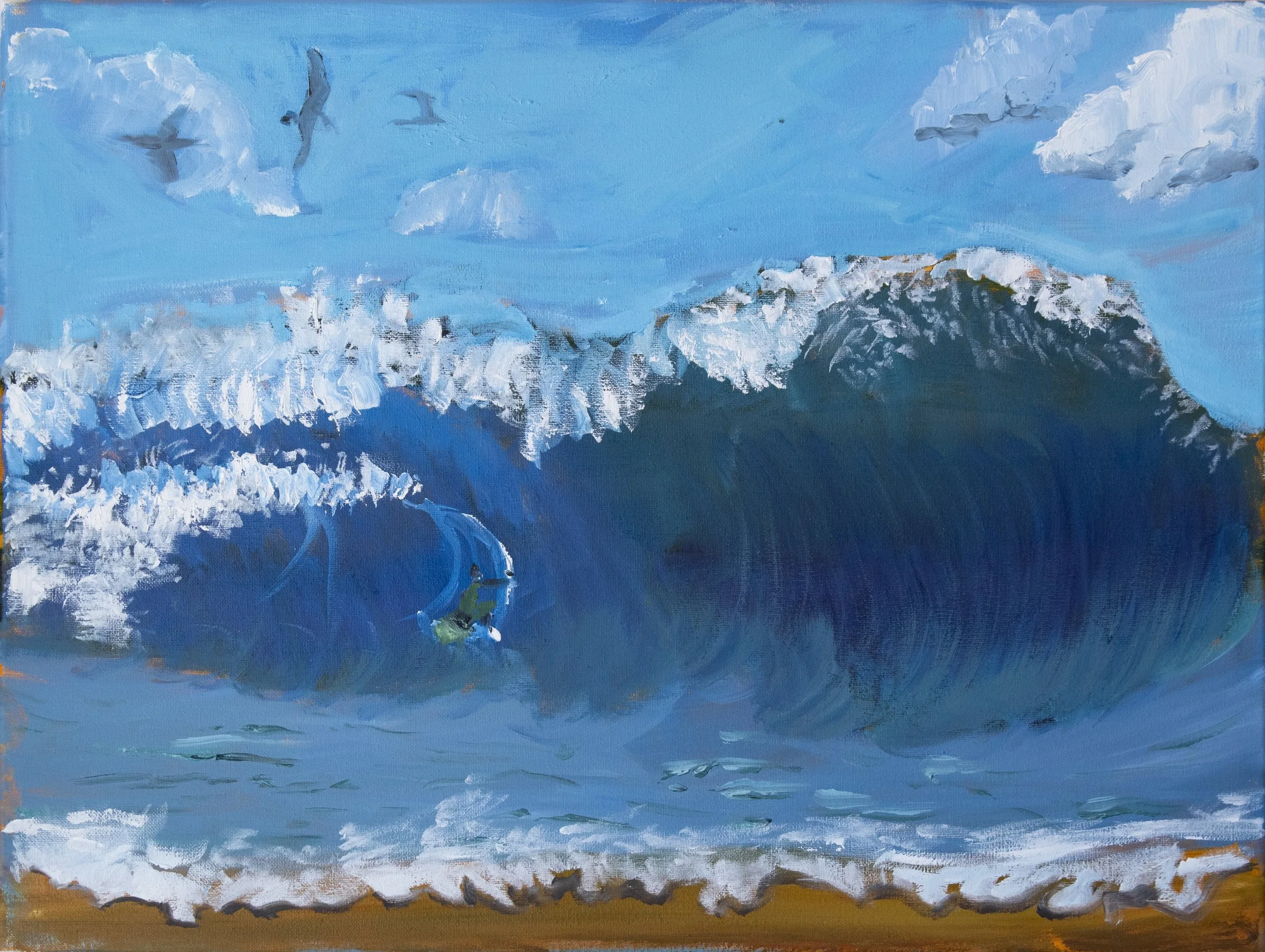 Title, oil on canvas, dimensions, 2024.