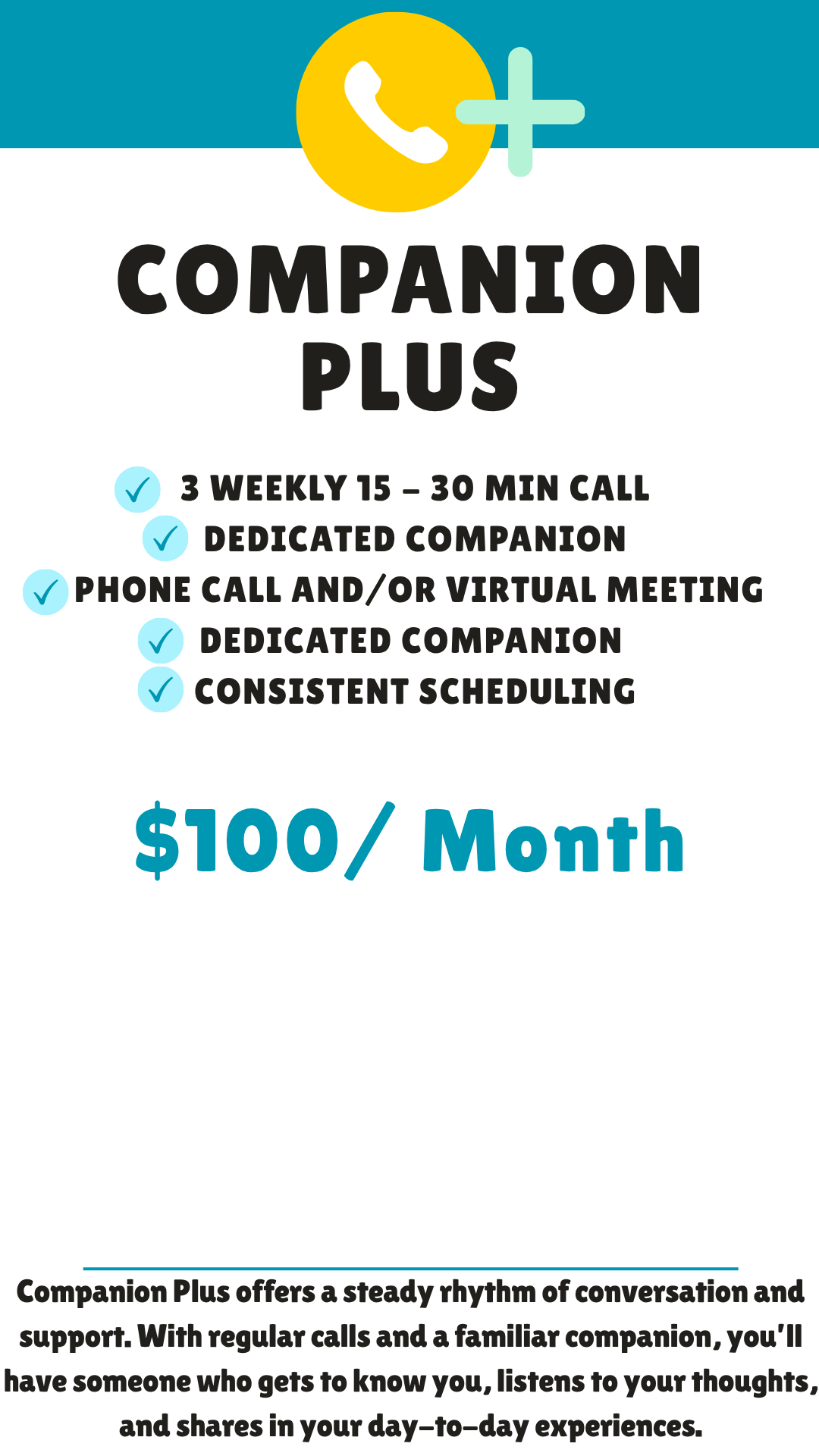 COMPANION CALL PROGRAMS | Connect Now - Experience Steady Support ...