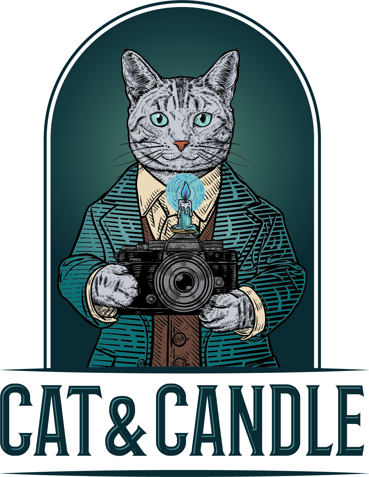 Cat &amp; Candle