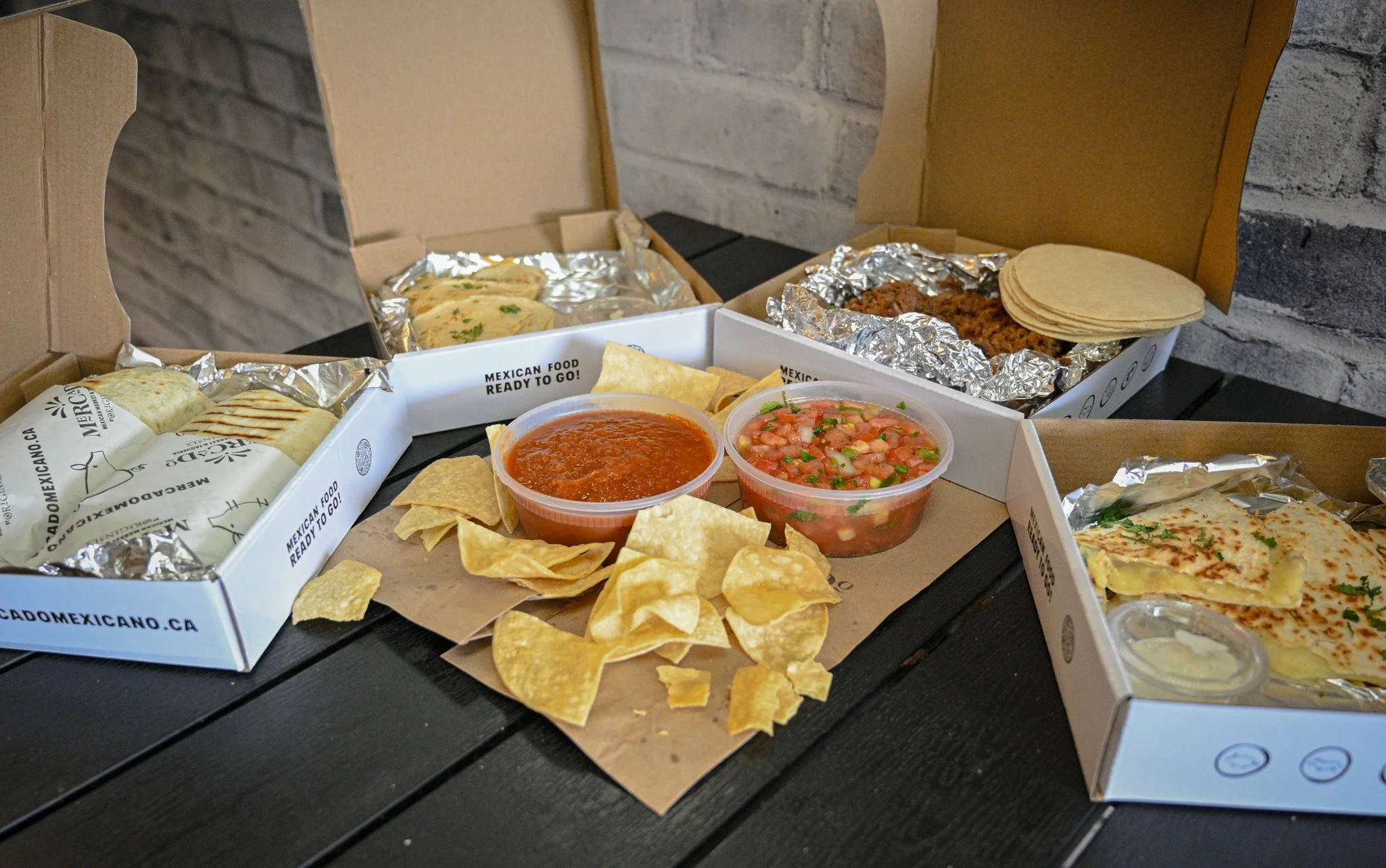 Built to feed 6 to 8 people, made to bring everyone together. 🌮🎉
Burritos, quesadillas, tacos, fresh tortillas, house-made salsas, and chips &mdash; all packed up and ready to go.
Perfect for game nights, birthdays, work lunches, or any excuse to g