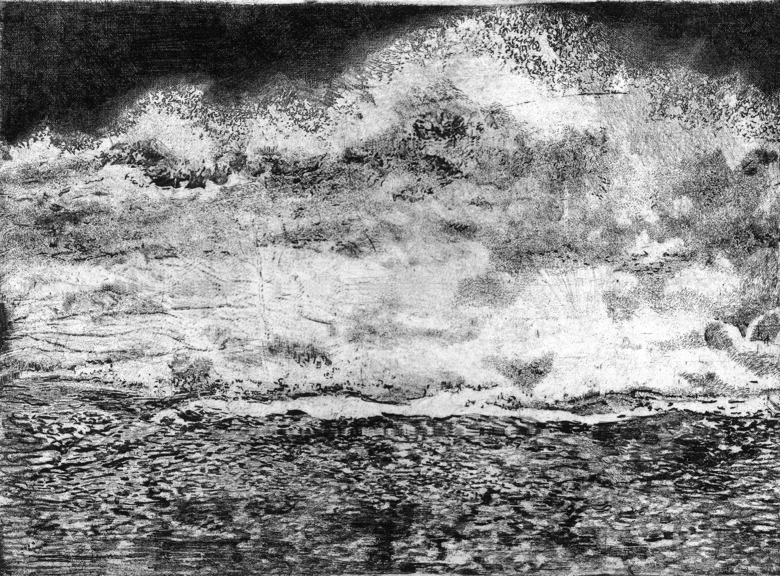 GRANDE ONDA, incisione