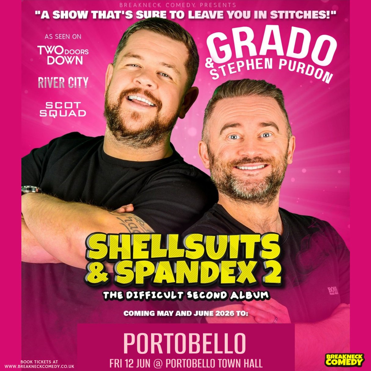 Breakneck Comedy presents: Grado &amp; Stephen Purdon