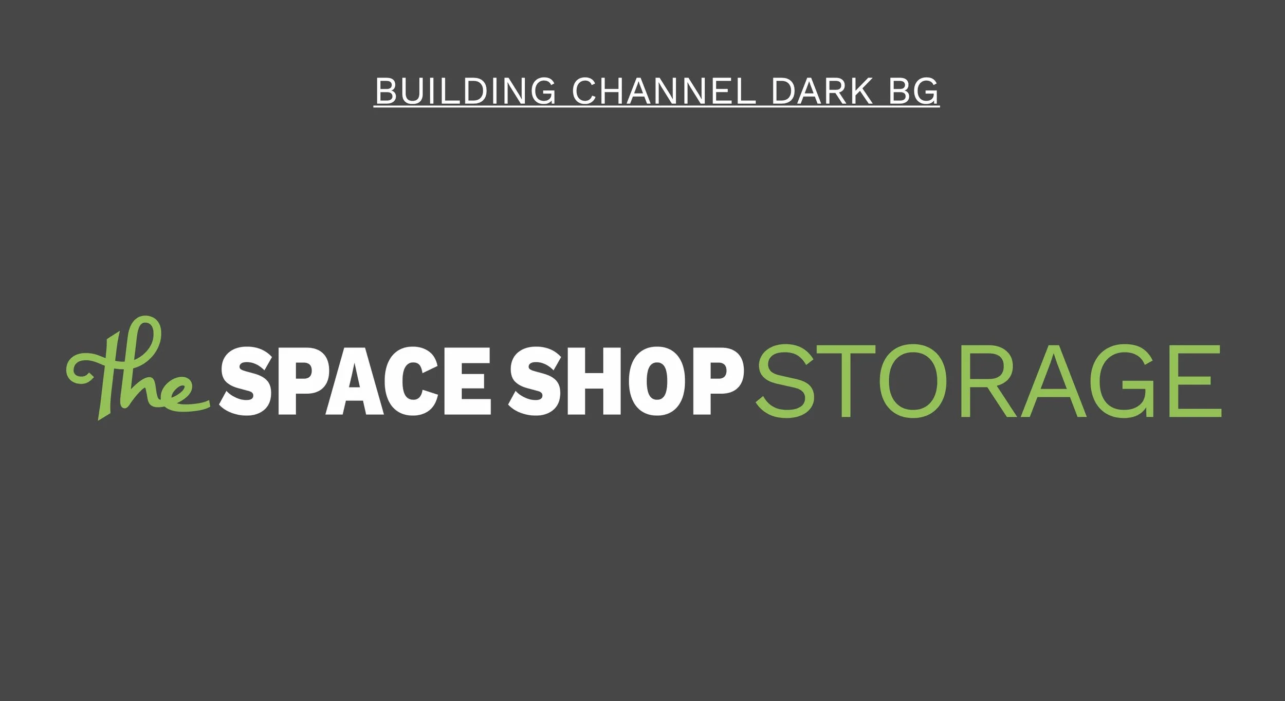 Space Shop Channel Sign — LIZ CATON