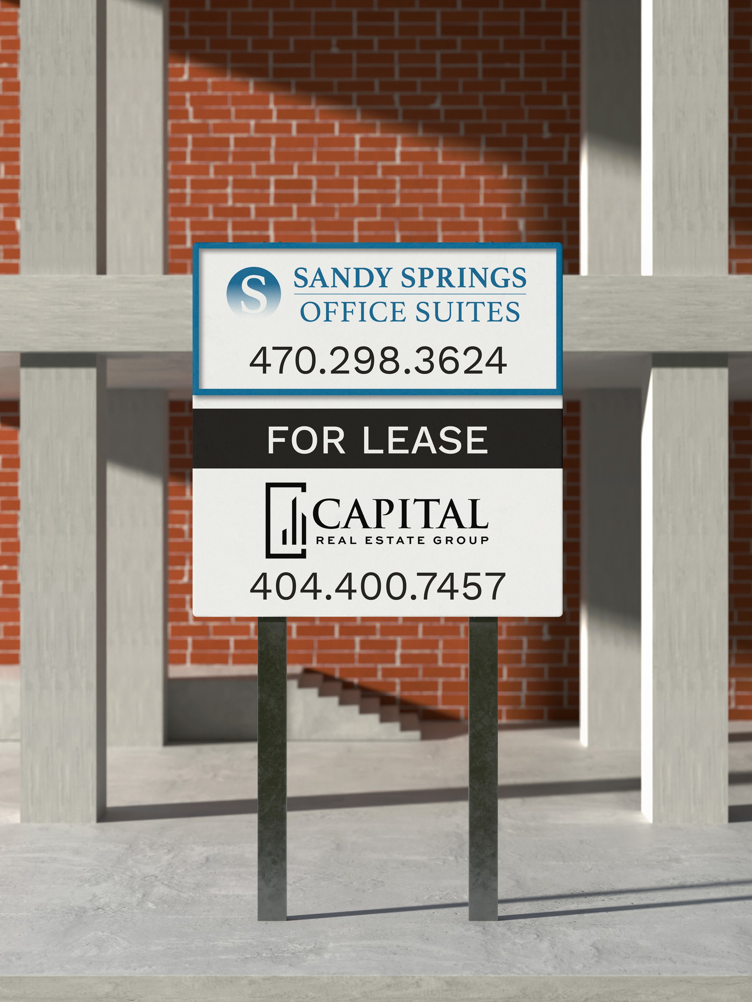 Office Space Now Leasing Sign