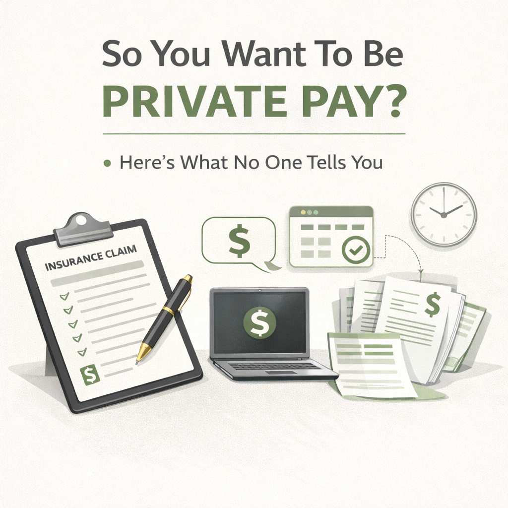 So You Want to Be Private Pay? Here's What No One Tells You.