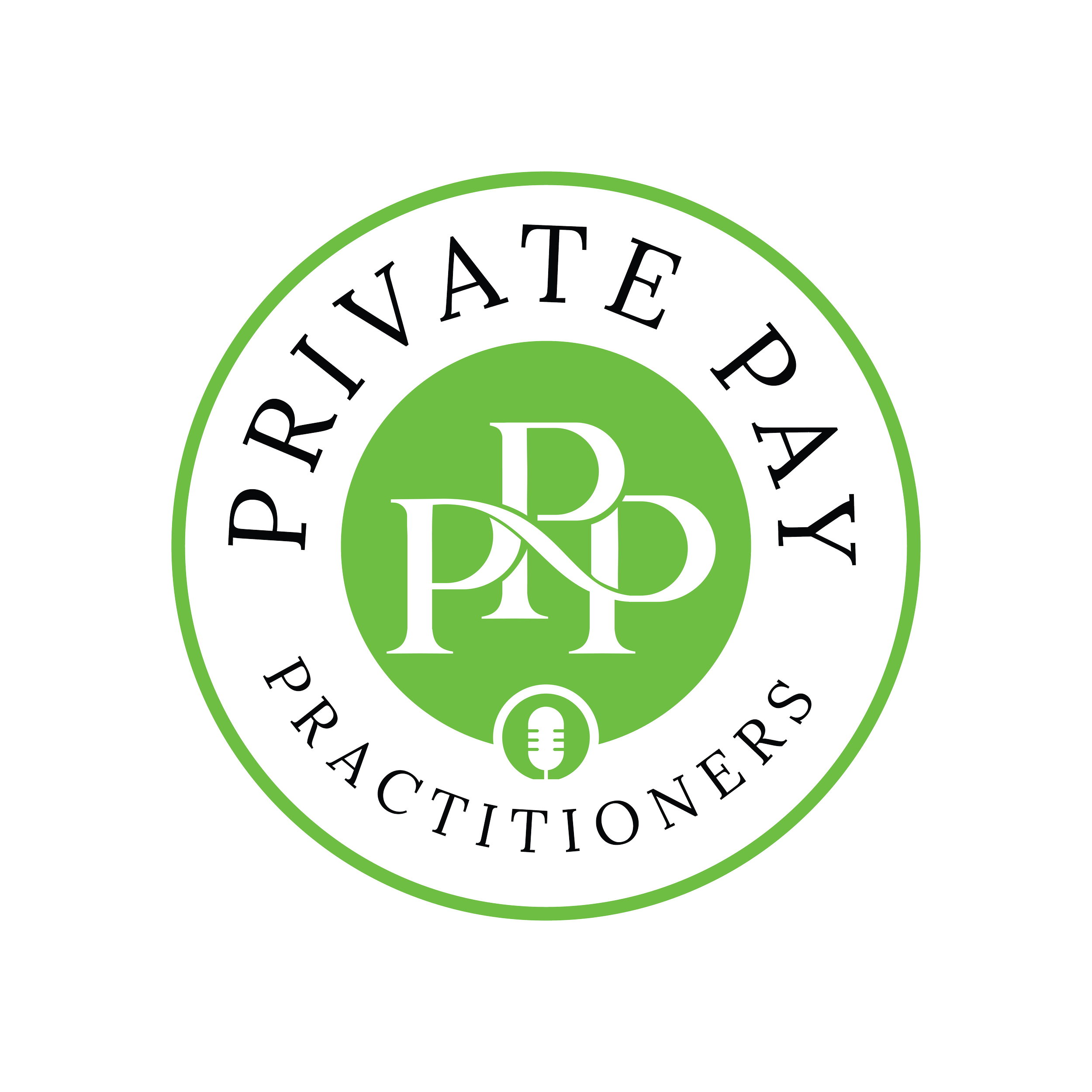 Close up of Private Pay Practitioners logo