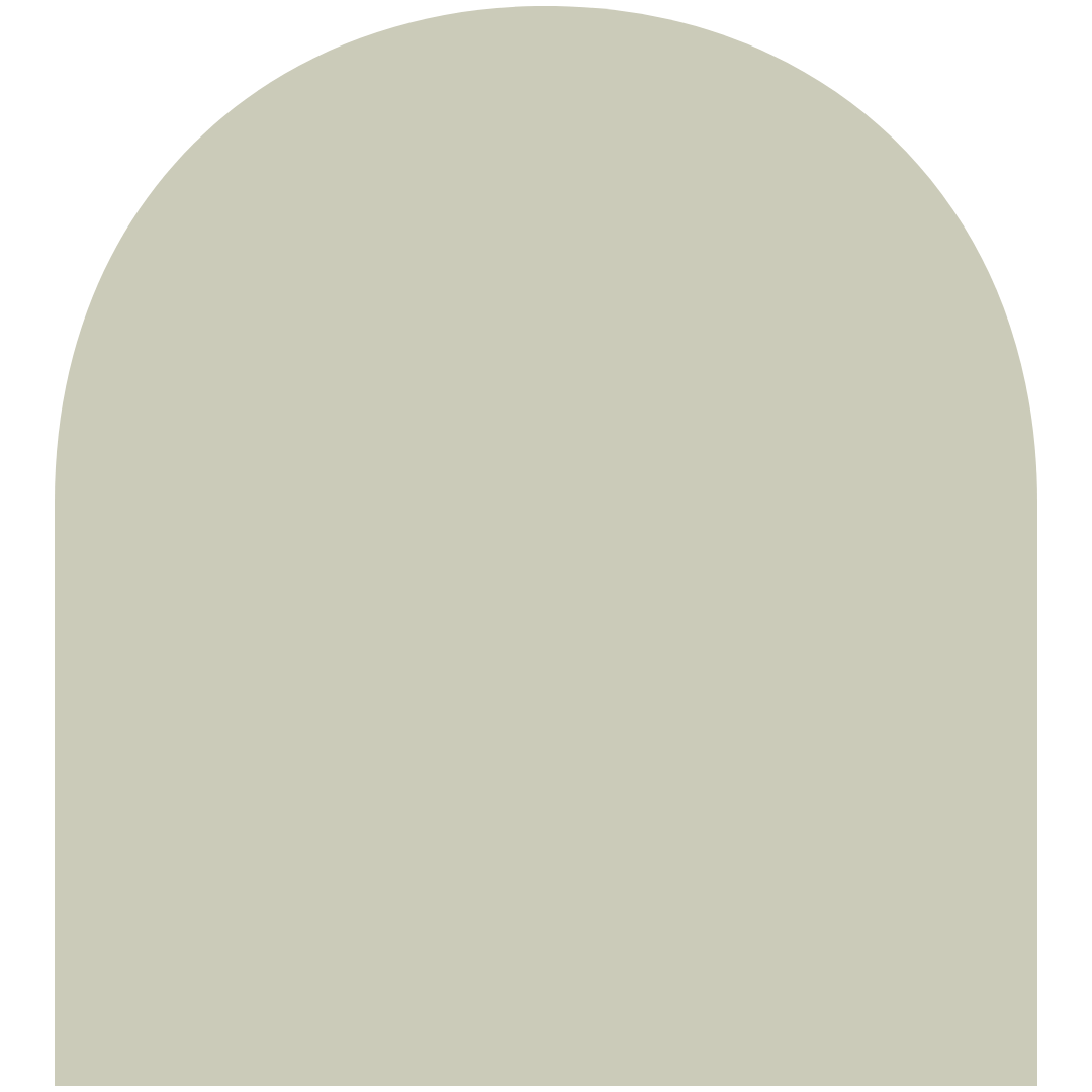 Blank beige and green semi-arched background.