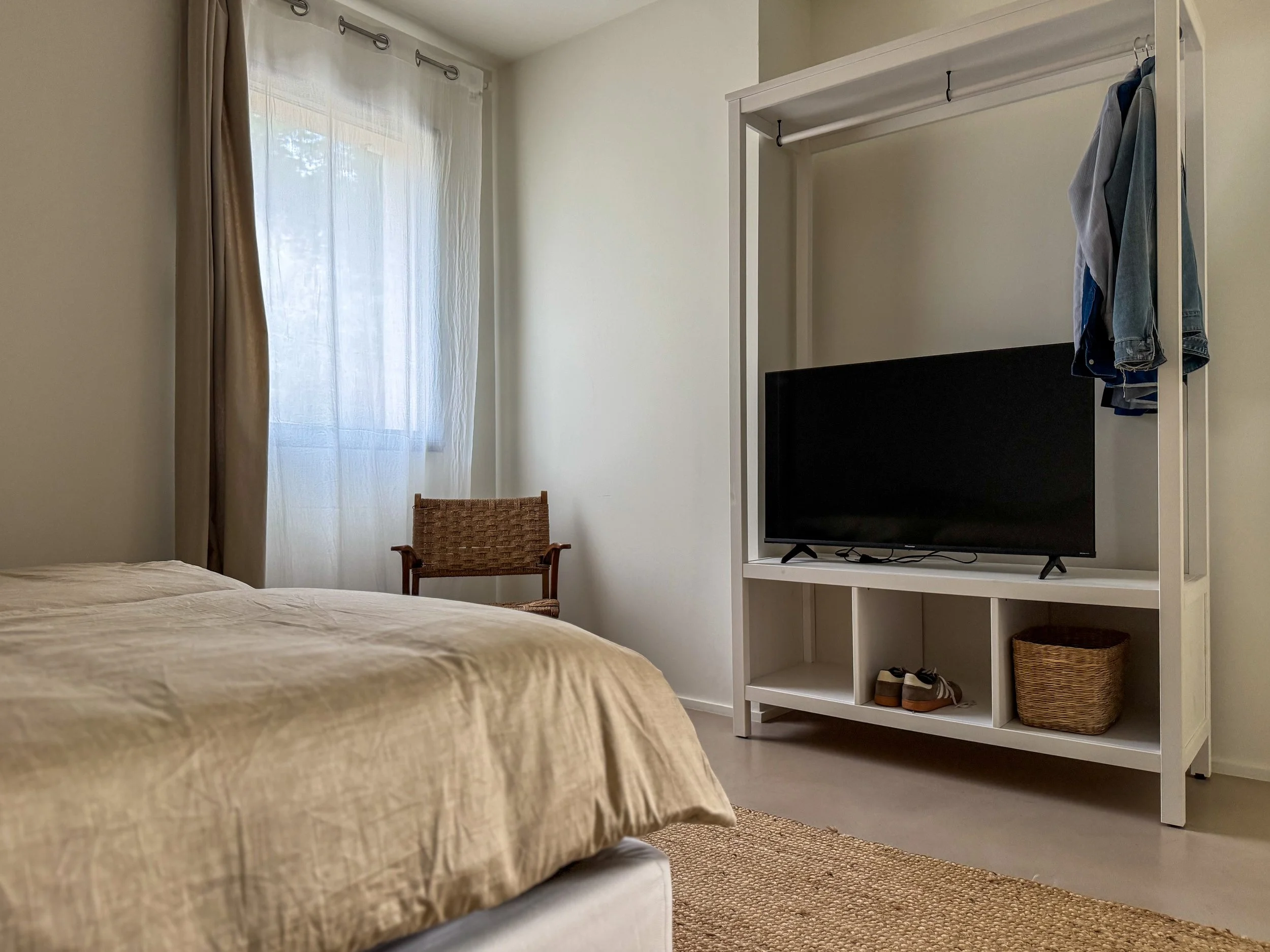 Slaapkamer met opbergruimte 