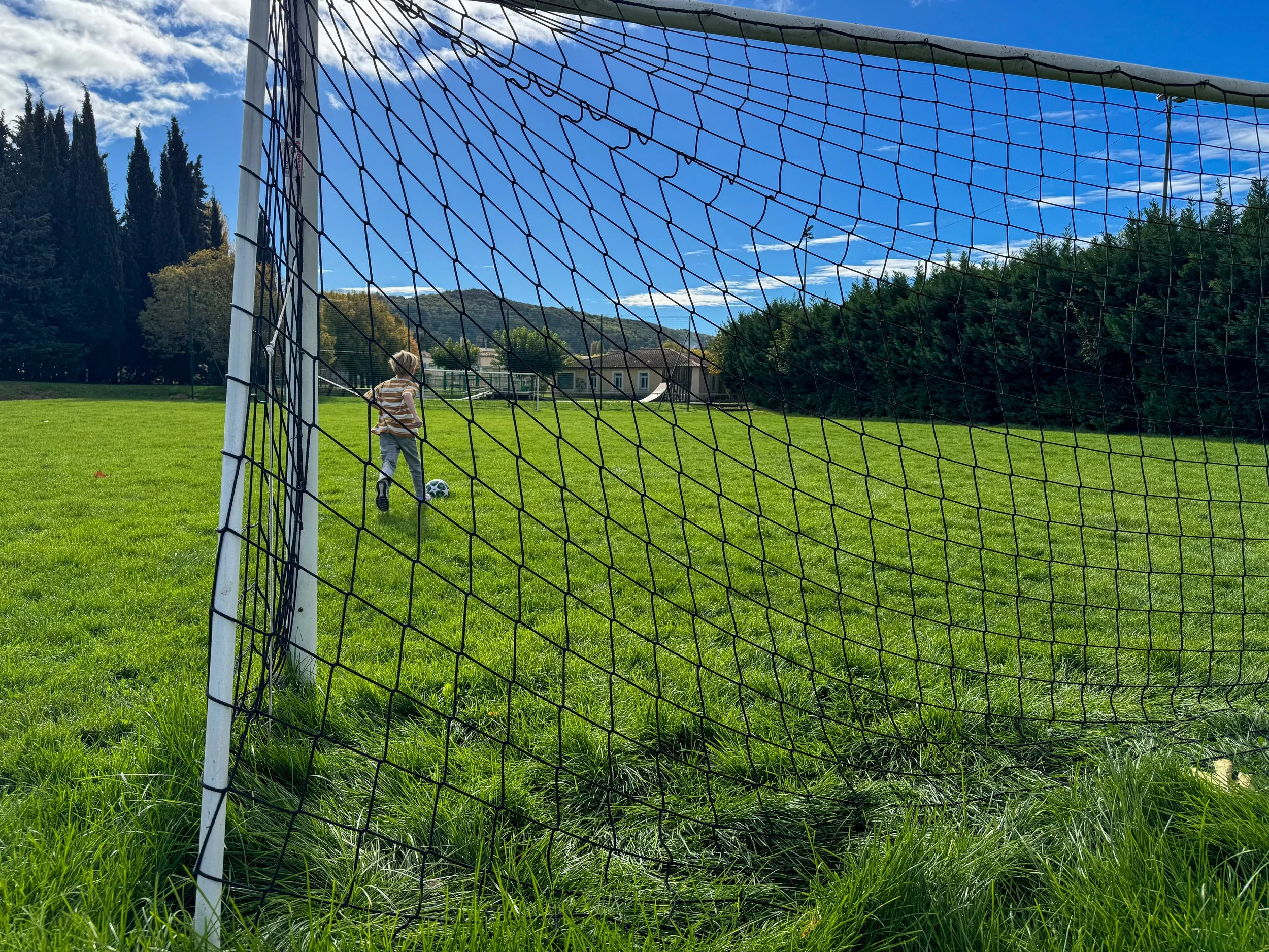 Voetbalveldje op enkele minuten loopafstand