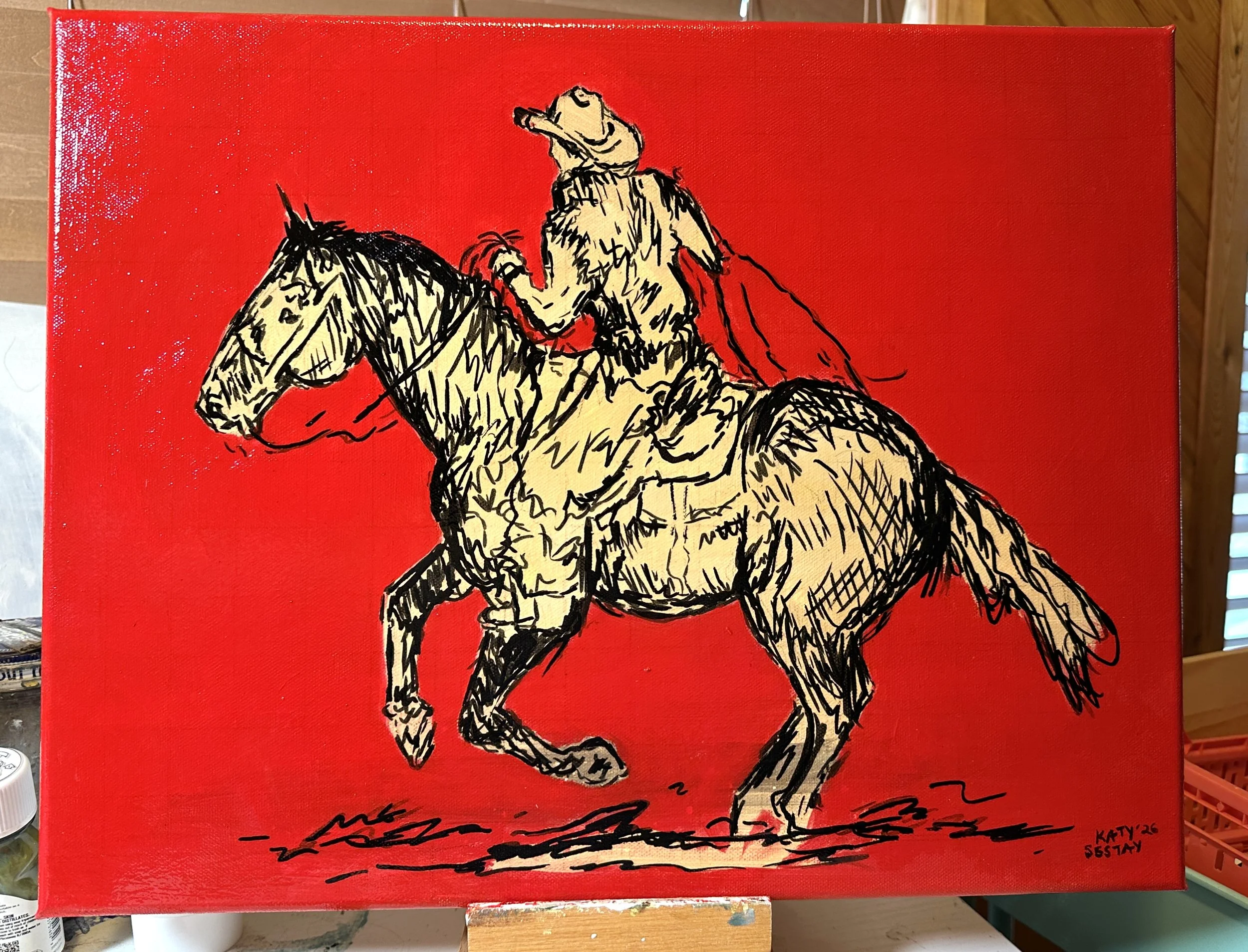 Red Sky Night- Original