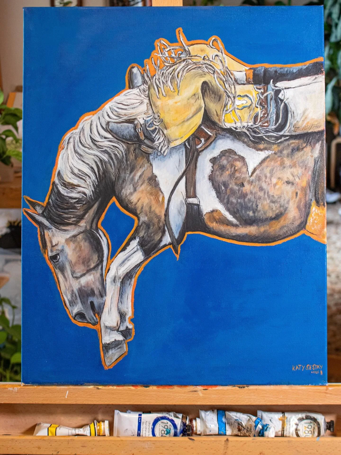 Still of &ldquo;Skylark&rdquo;. I&rsquo;m so proud of this one. One of my big goals for 2026 is to create more paintings and put them out into the world.  To have started AND finished a piece that fell above my expectations has been the encouragement