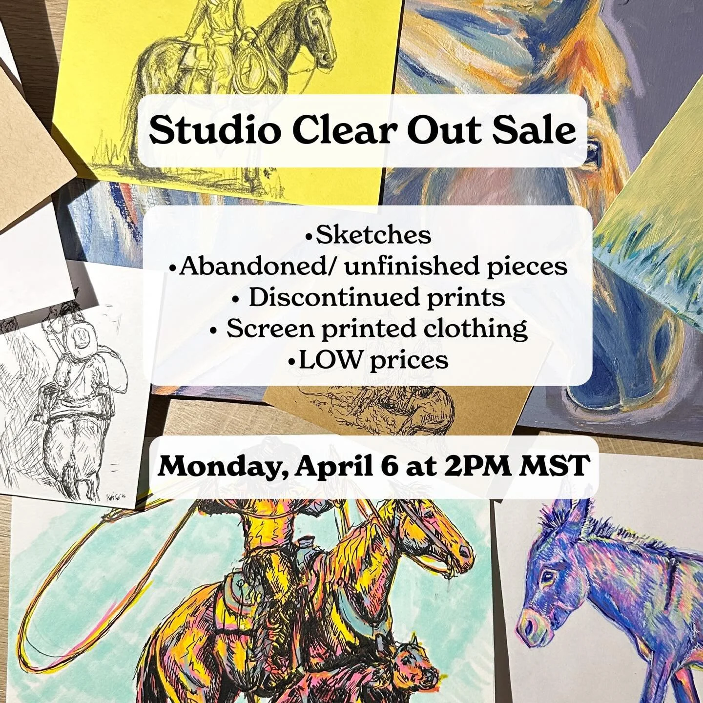 I used to just throw away art I gave up on but I figured there might be someone out there who sees something in it I don&rsquo;t . And since I&rsquo;m moving to a new space i decided it&rsquo;s time for a studio clear out! 

This is going to be a lit