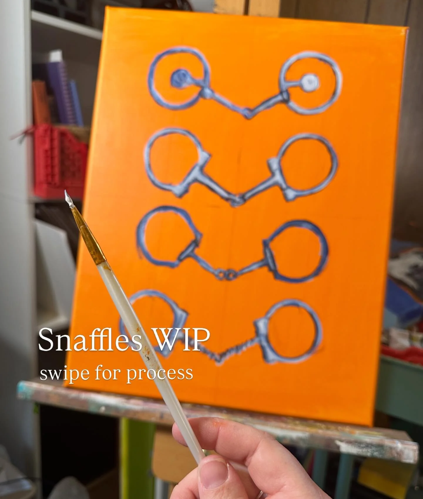 TBH, when I was choosing which snaffles to sketch, I kept thinking about how picking the wrong mouthpiece might accidentally spark a whole comments debate about bits.(I know you guys won&rsquo;t but I&rsquo;m sure y&rsquo;all have seen the online sna