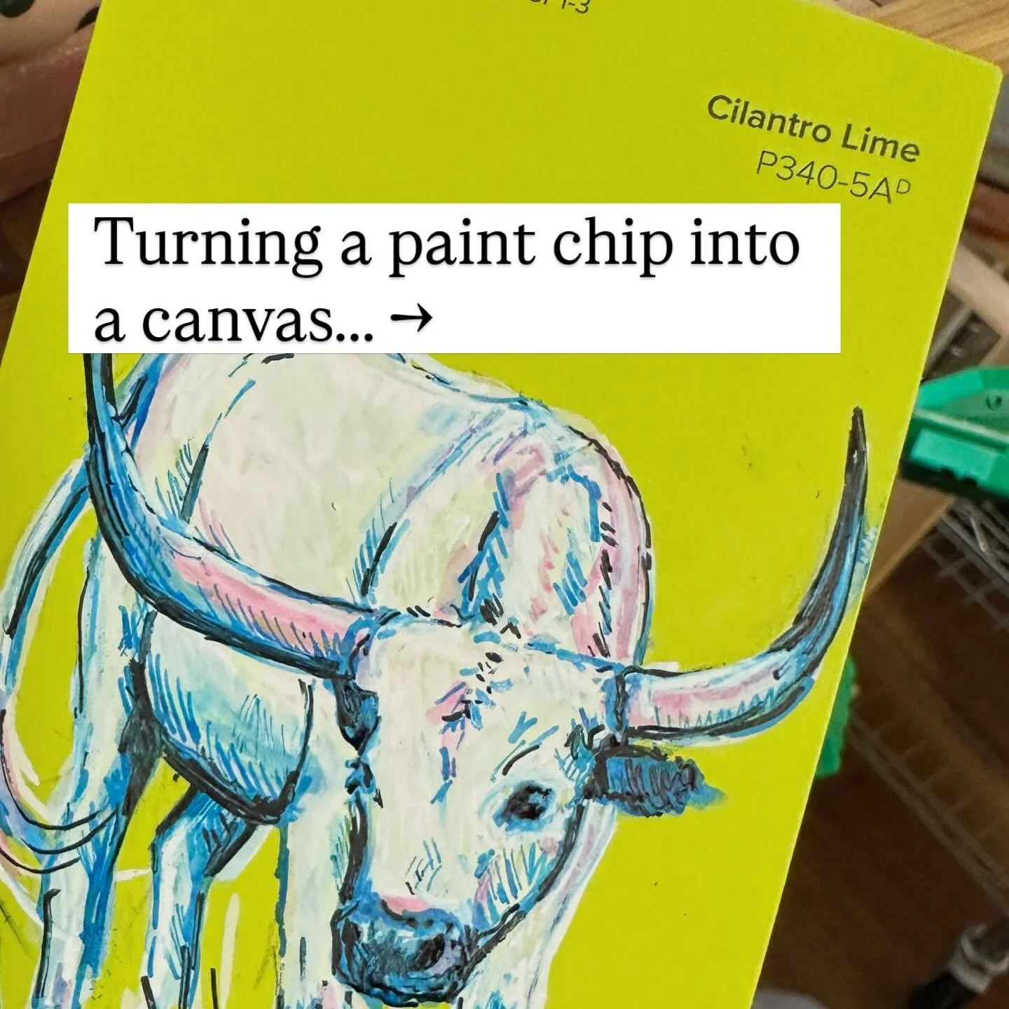 Swipe through to see how I drew this lil guy. What color should I do next? 
.
. #art #sketchbook #artist #cow