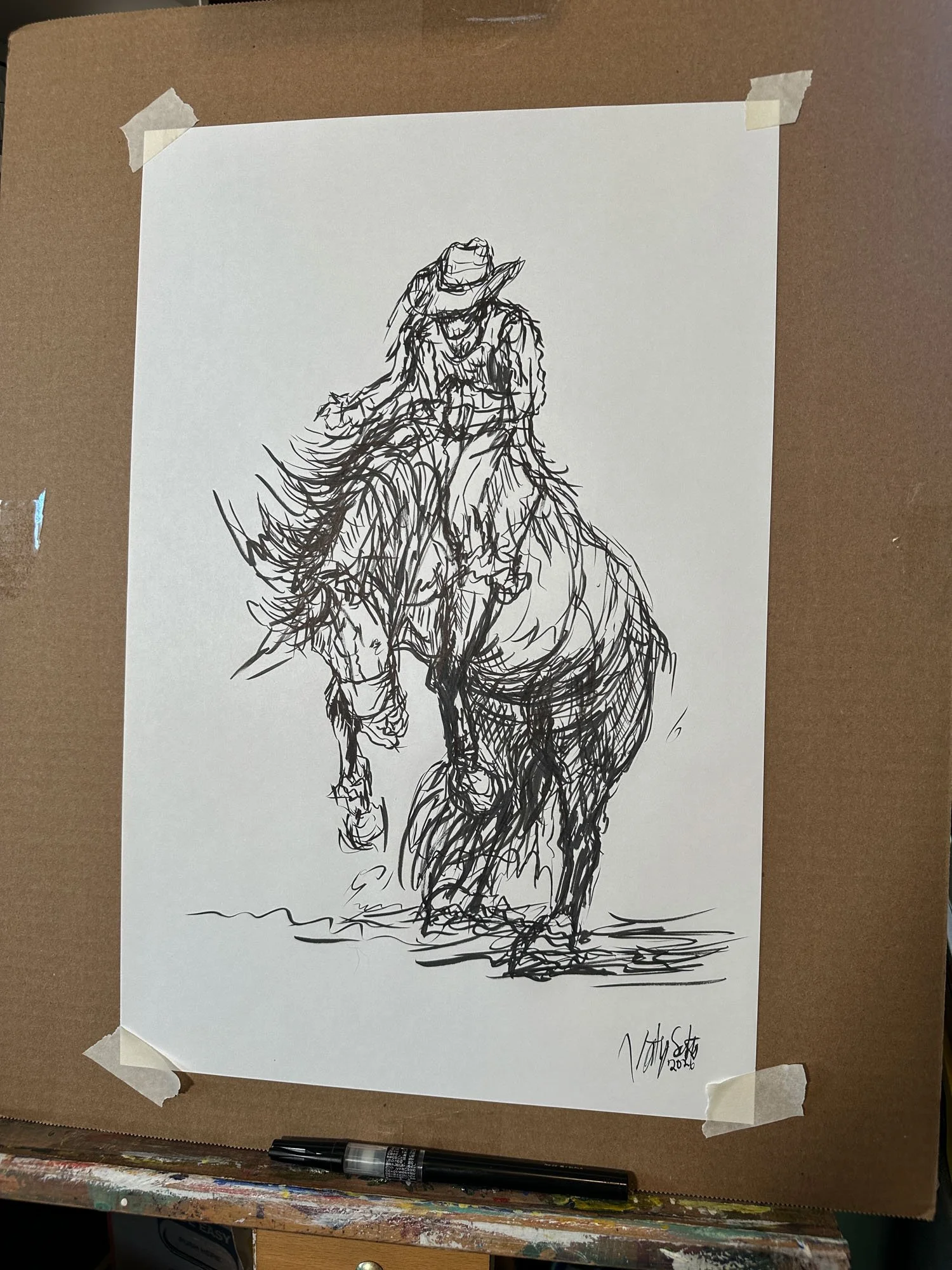 Rodeo Bronc- Original