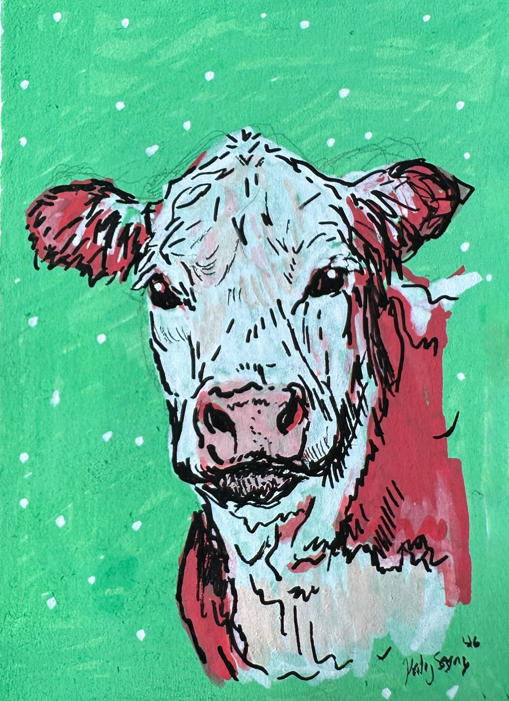 Hereford Portrait- Mini Original