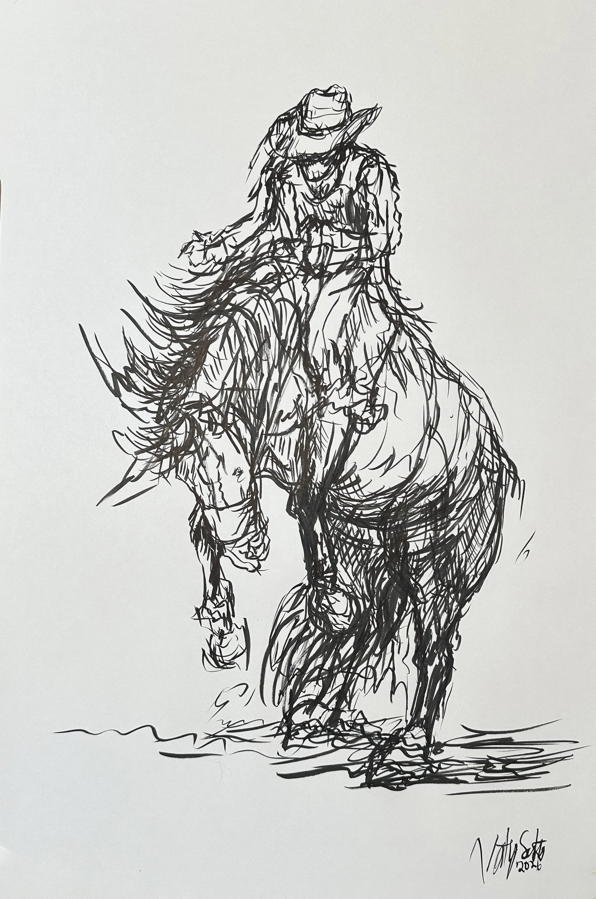 Rodeo Bronc- Original