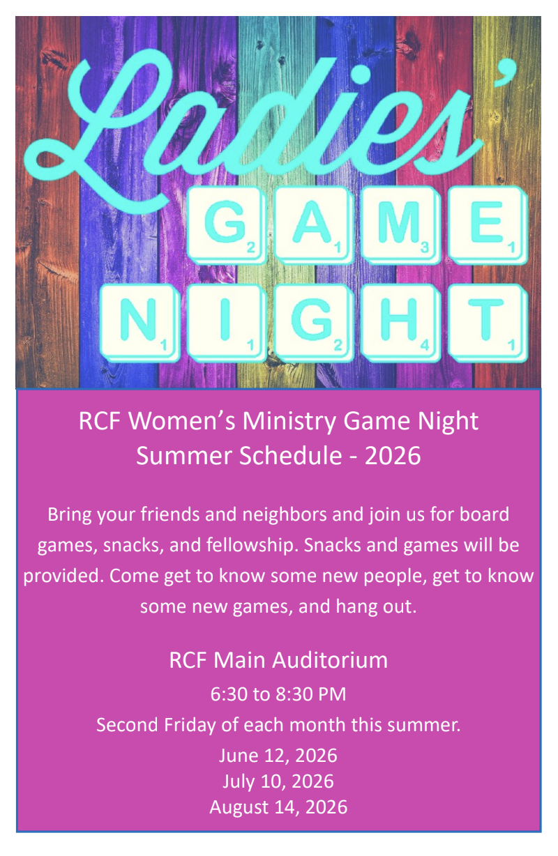 Women's Game Night!