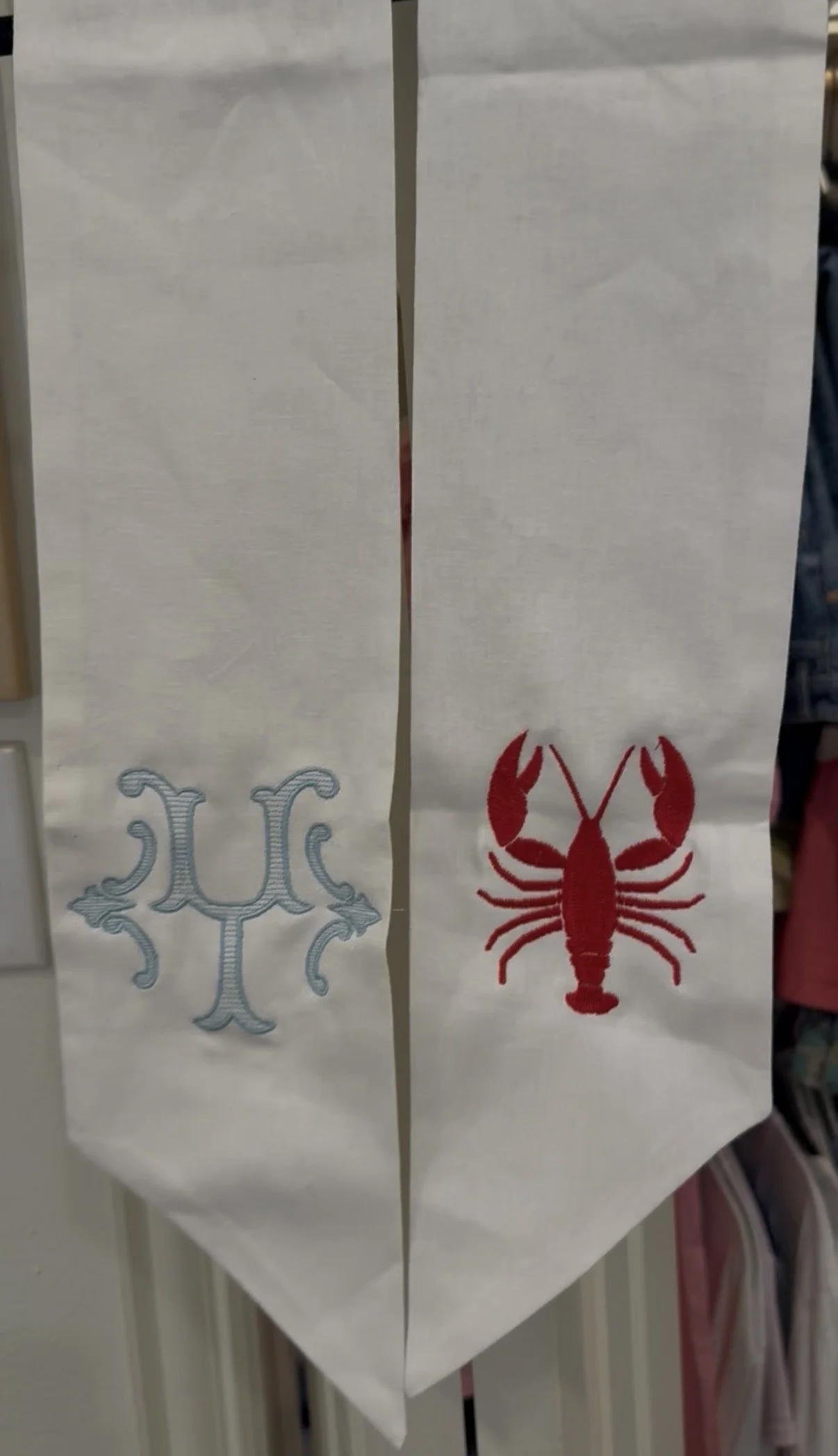 Lobster  Wreath Sash