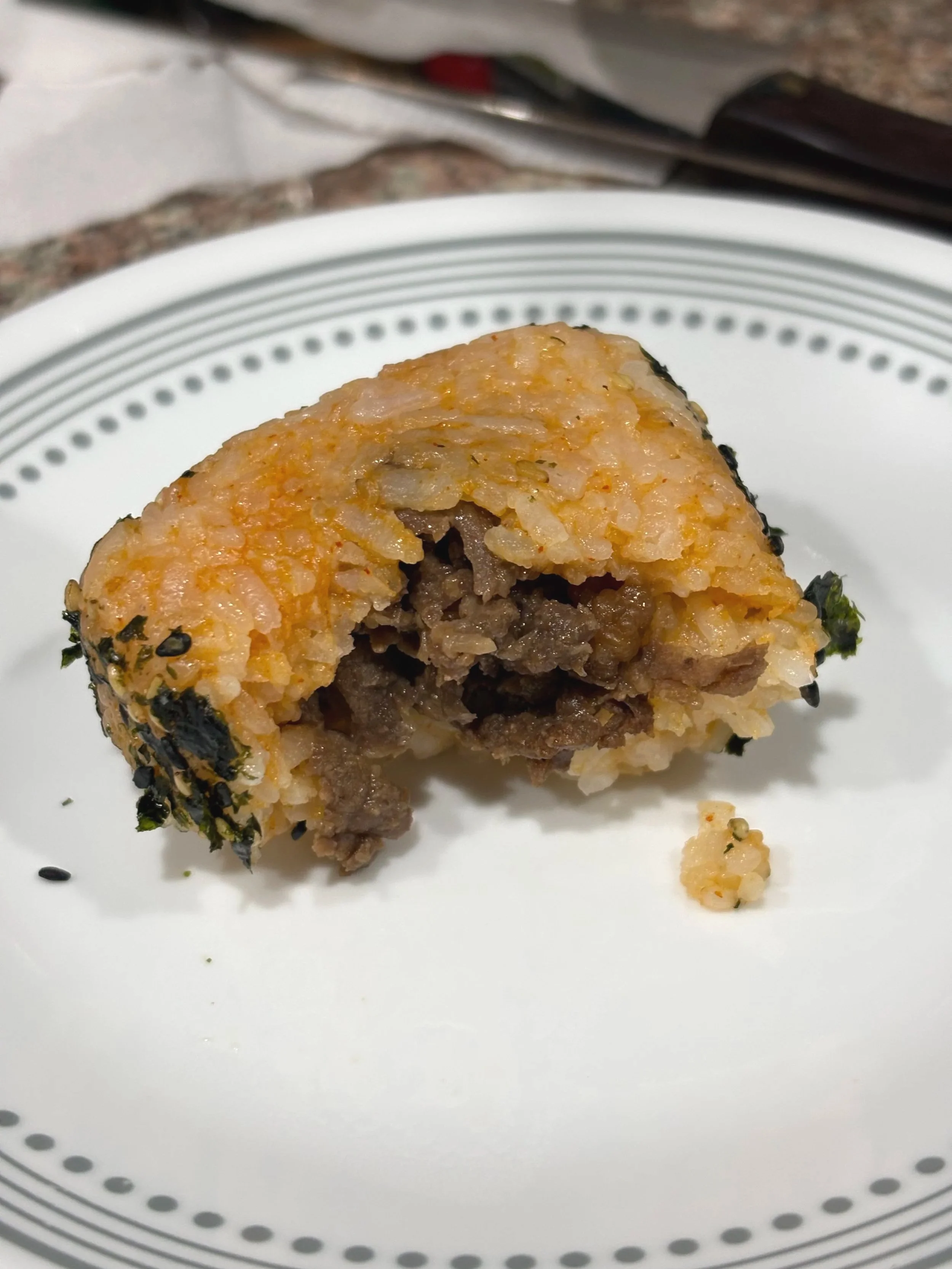 Gochujang Korean Beef Onigiri