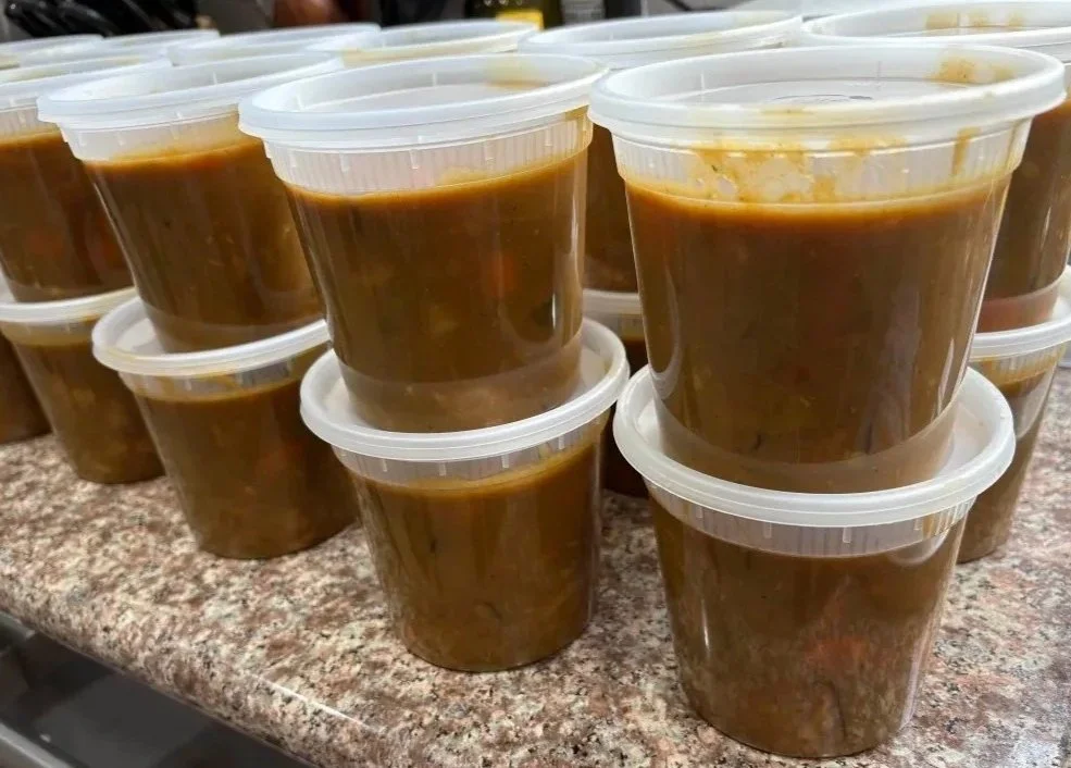 Beef Curry in Cylinders