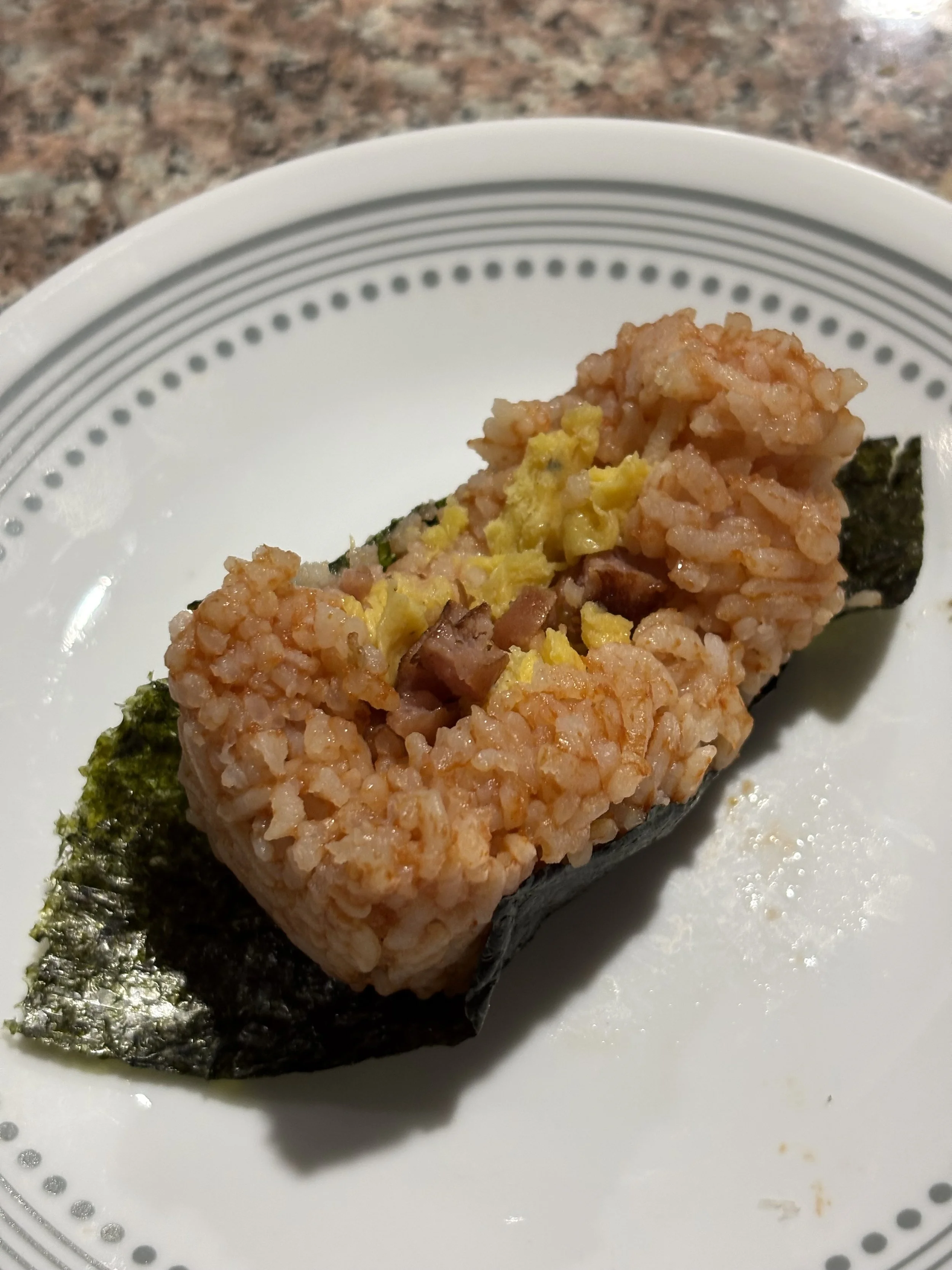 Fish Sausage Omurice Onigiri
