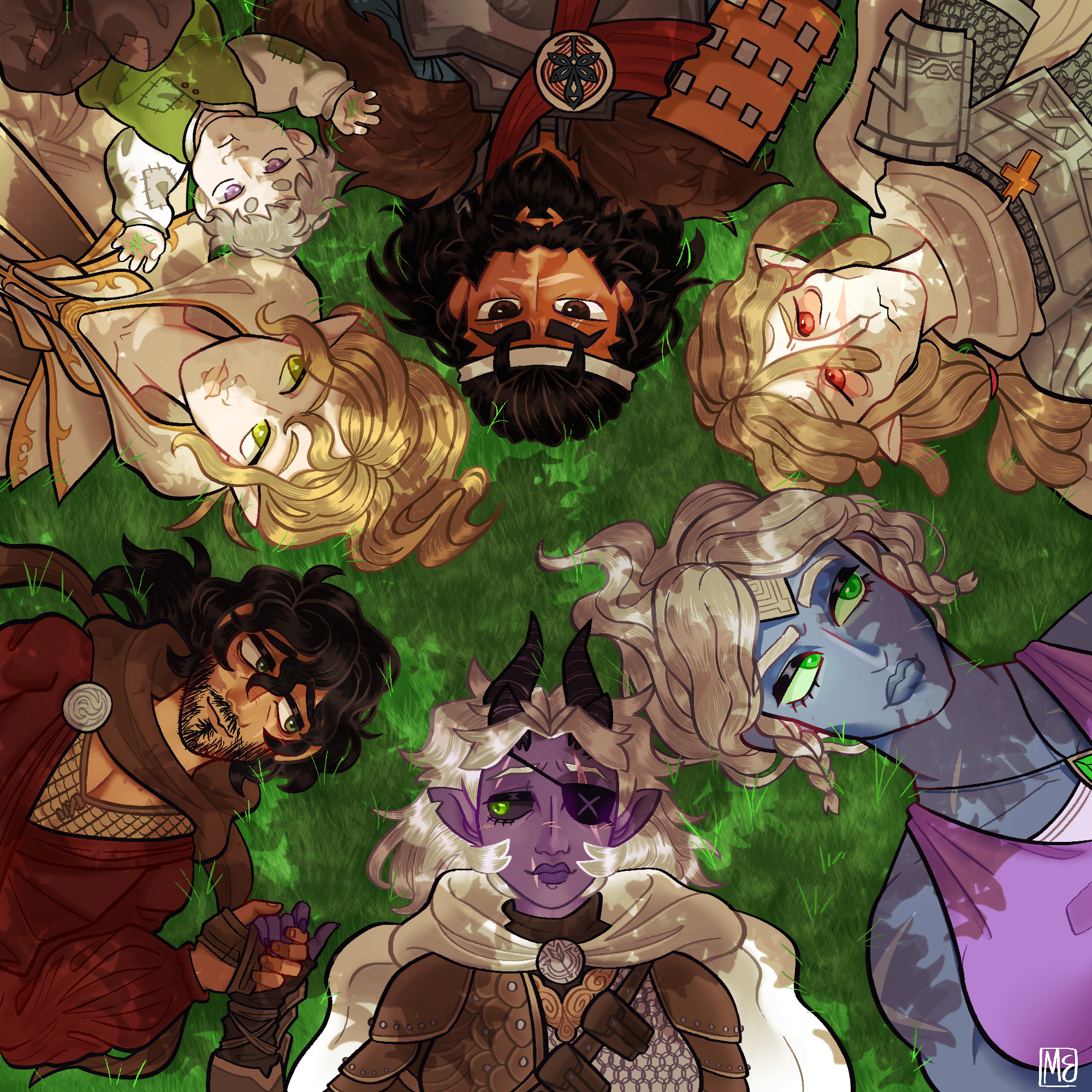 Group Character Illustrations