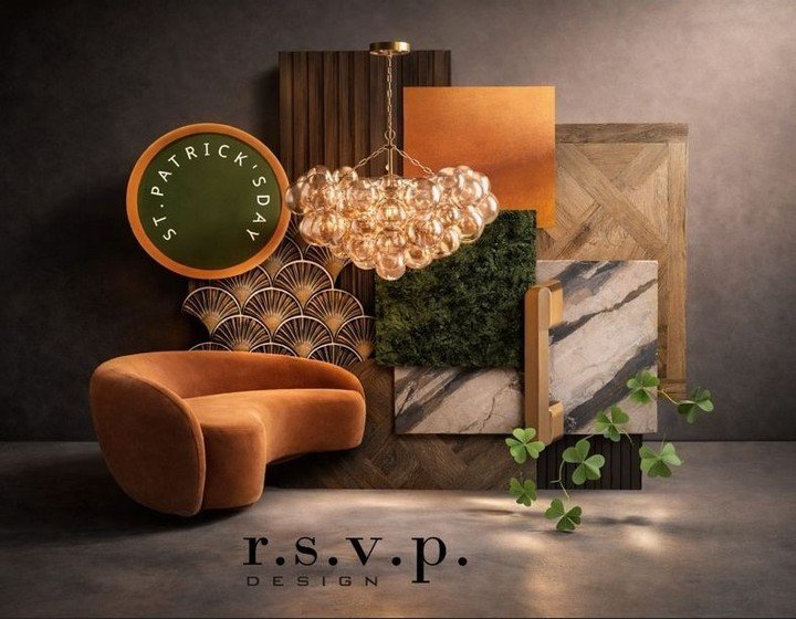 Happy St. Patrick's Day 🍀⁠
⁠
At RSVP Design, we believe in celebrating creativity and community. May your day be as vibrant as a pot of gold! 🌈💚 Tell us how you're celebrating today! #StPatricksDay #CreativeCelebration #RSVPDesign 🍀✨⁠
#interiorde