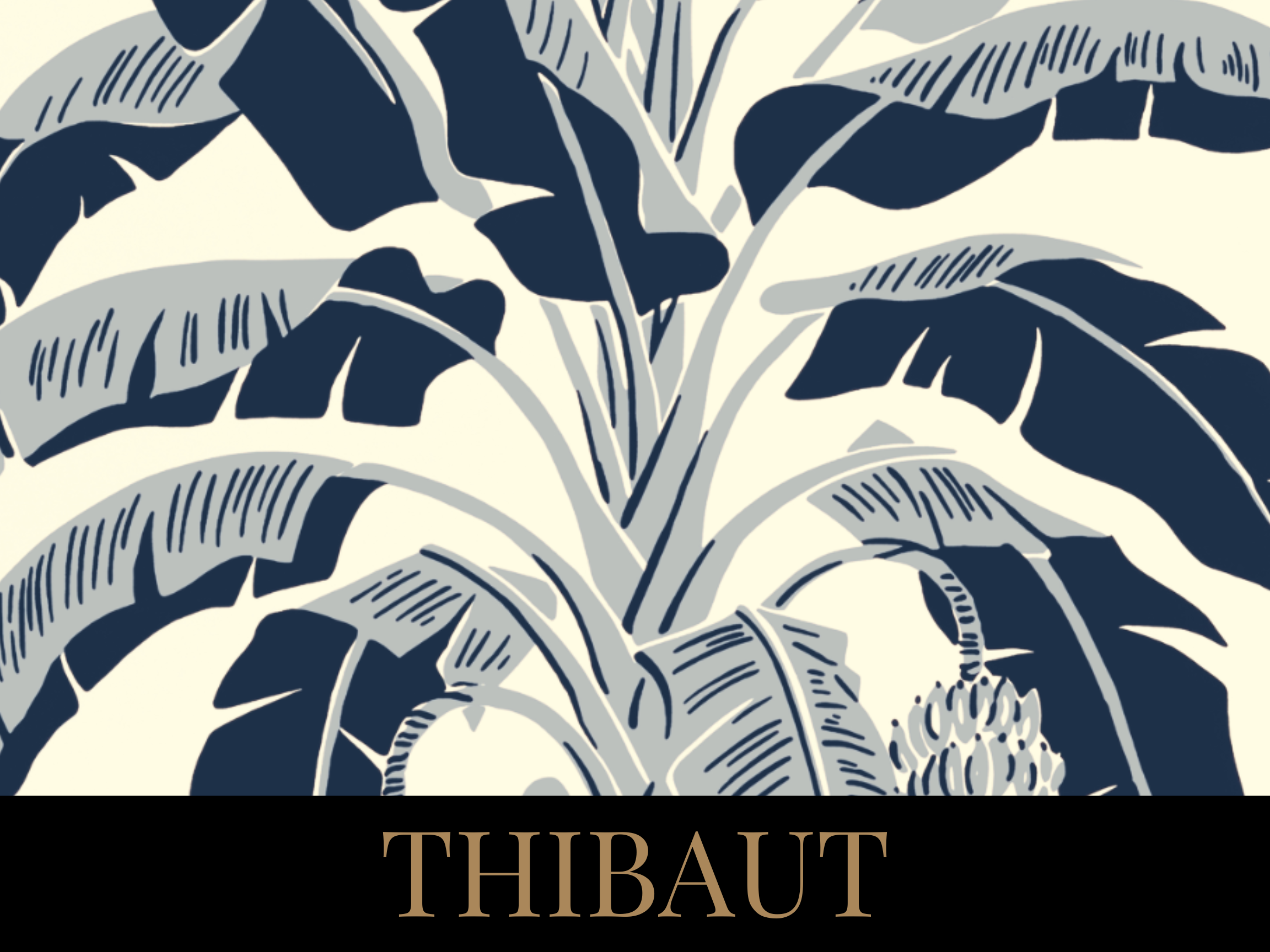 Thibaut wallpaper and textiles are available to order at The Home Studio Collective.