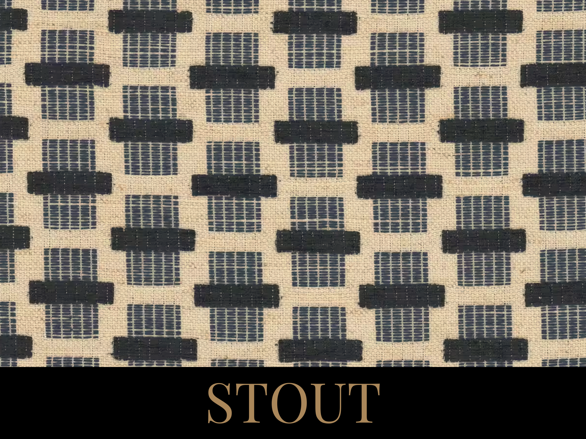 Stout textiles are available to order at The Home Studio Collective.