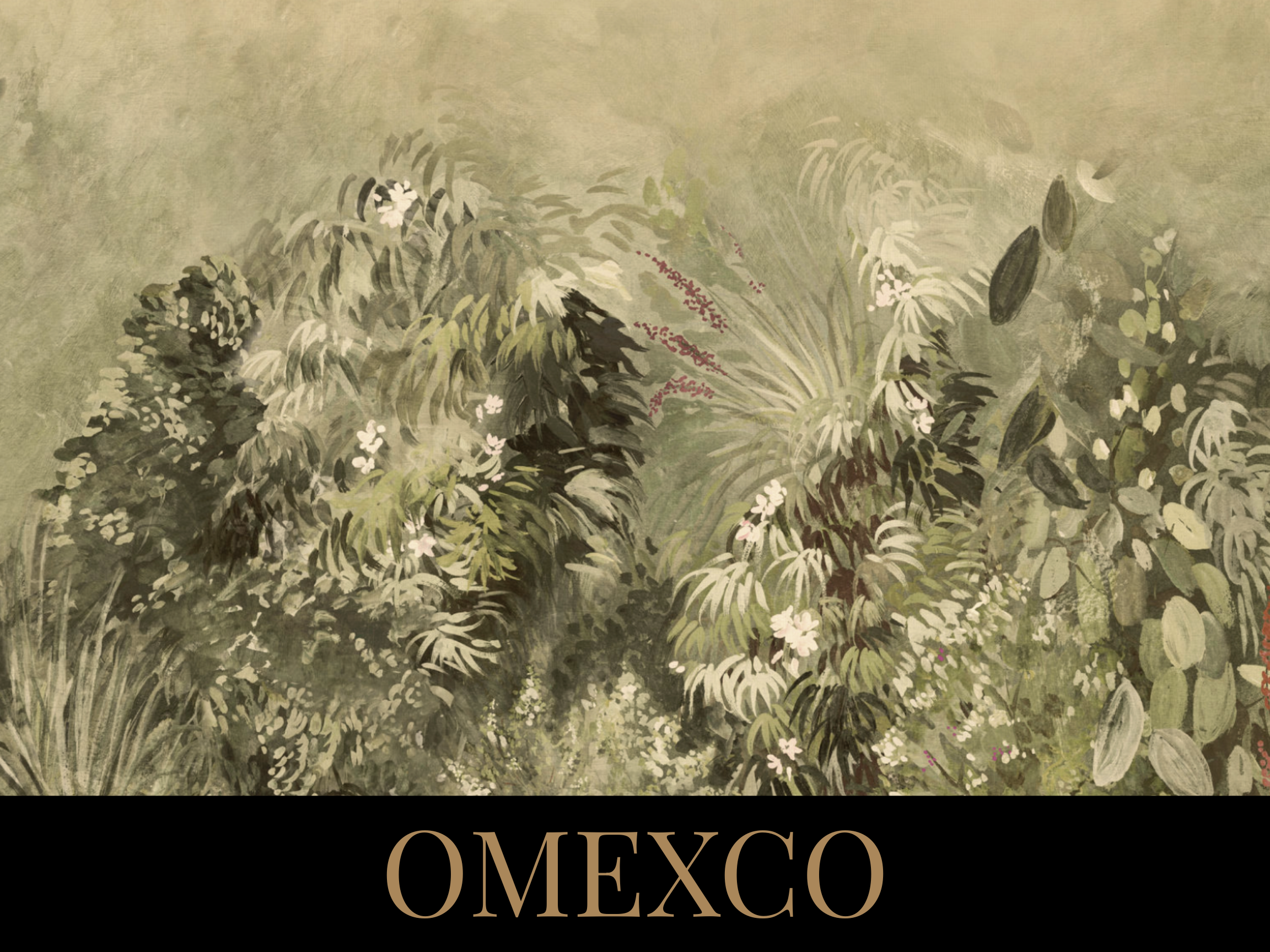 Omexco wallpaper is available to order at The Home Studio Collective.