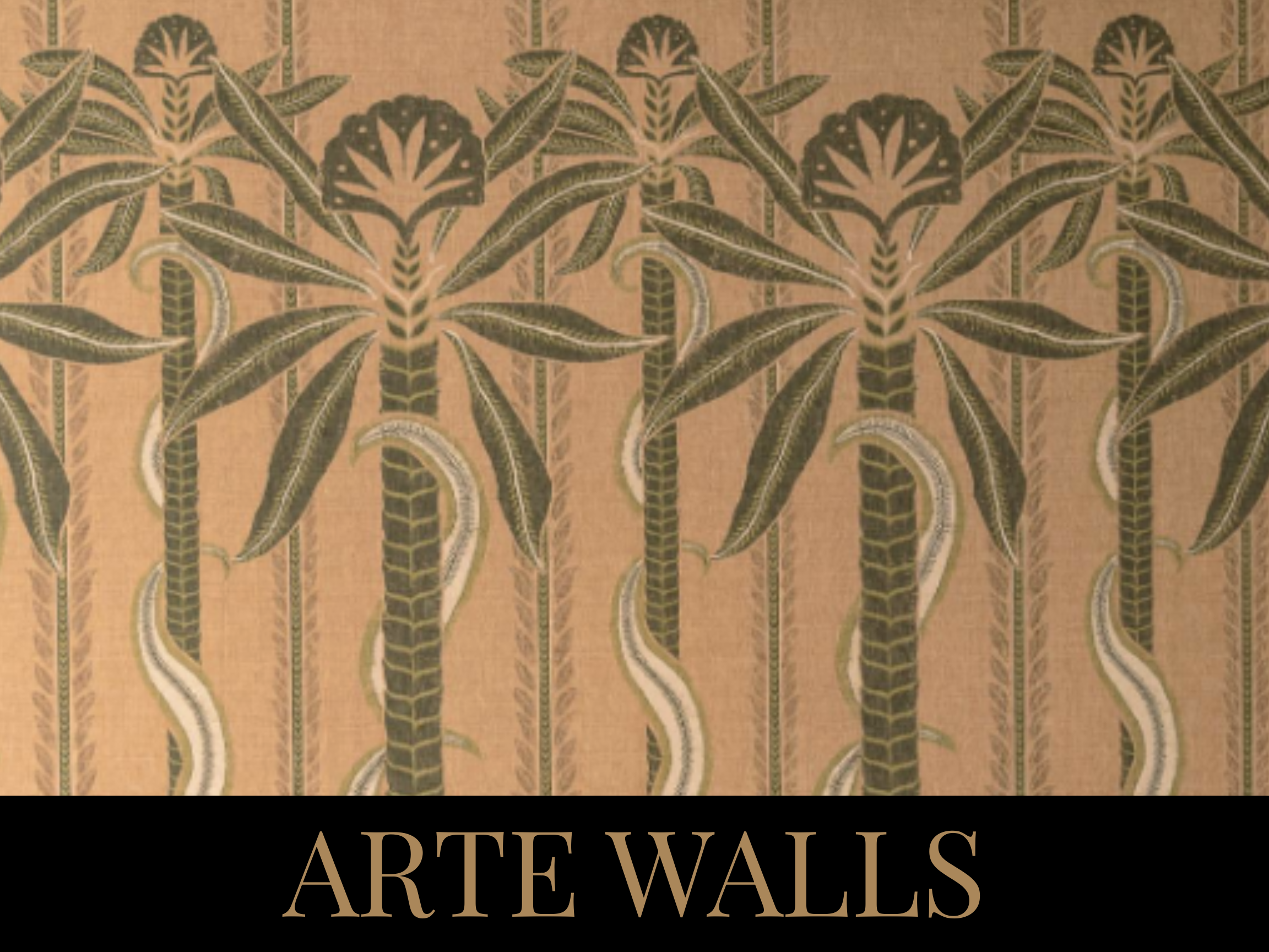 Arte wallpaper is available to order at The Home Studio Collective.