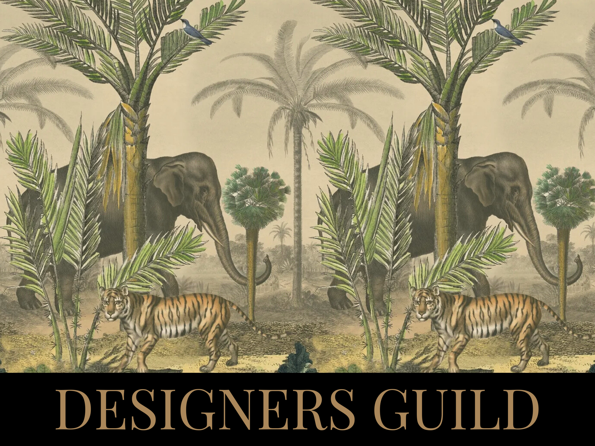 Designers Guild wallpaper is available to order at The Home Studio Collective.