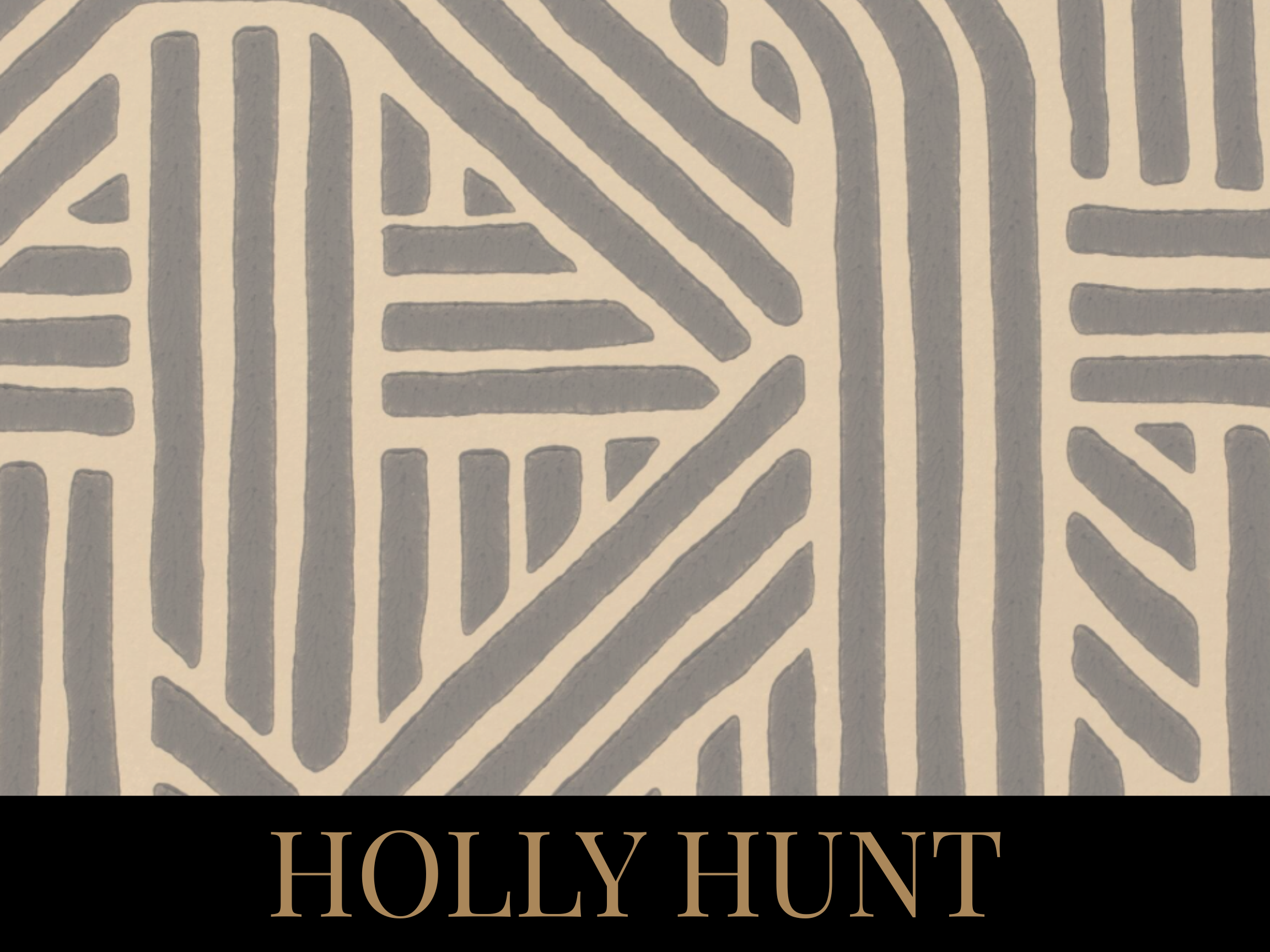 Holly Hunt textiles and wallpaper are available to order at The Home Studio Collective.