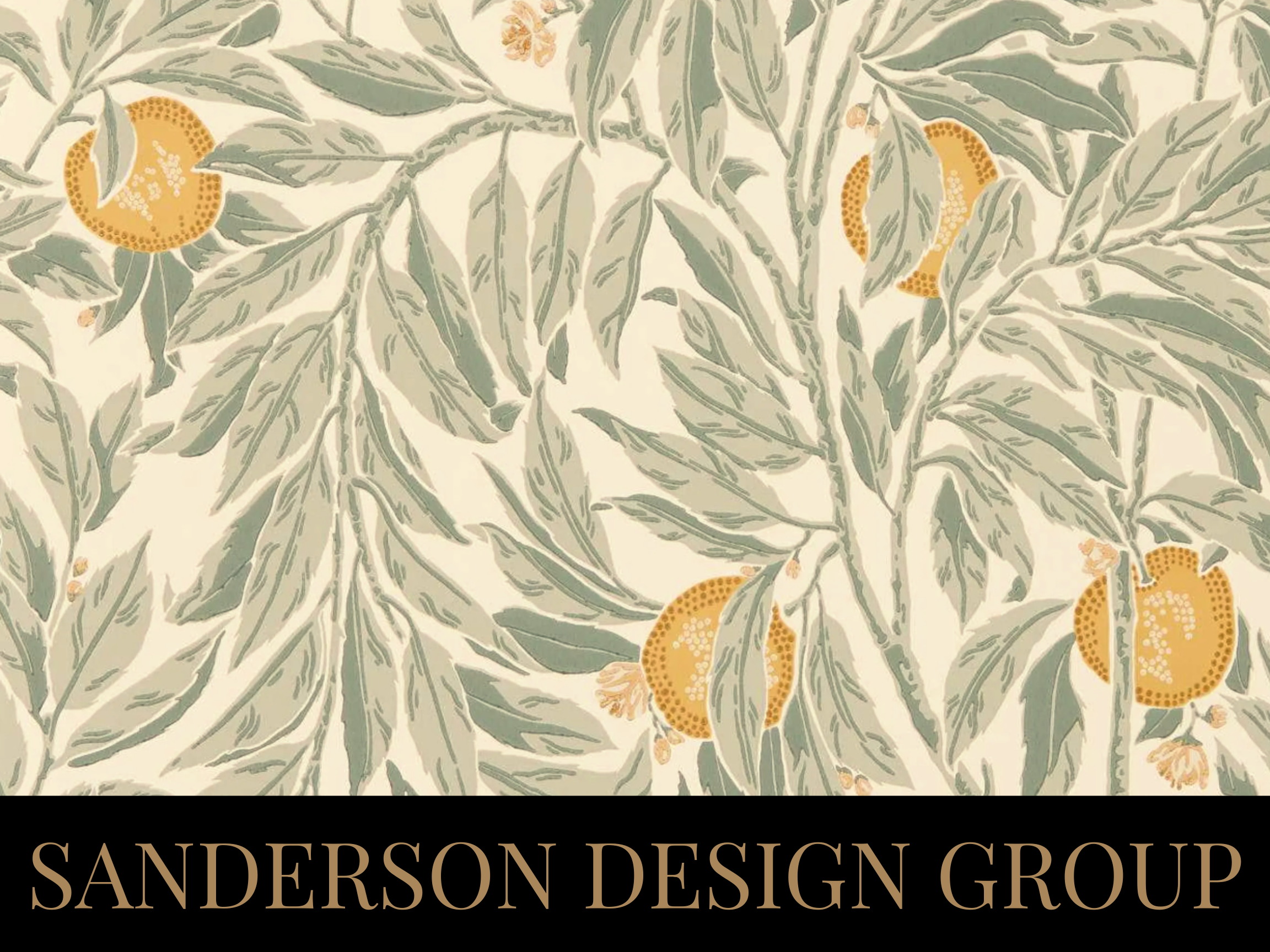 Sanderson Design Group textiles and wallpaper are available to order at The Home Studio Collective.