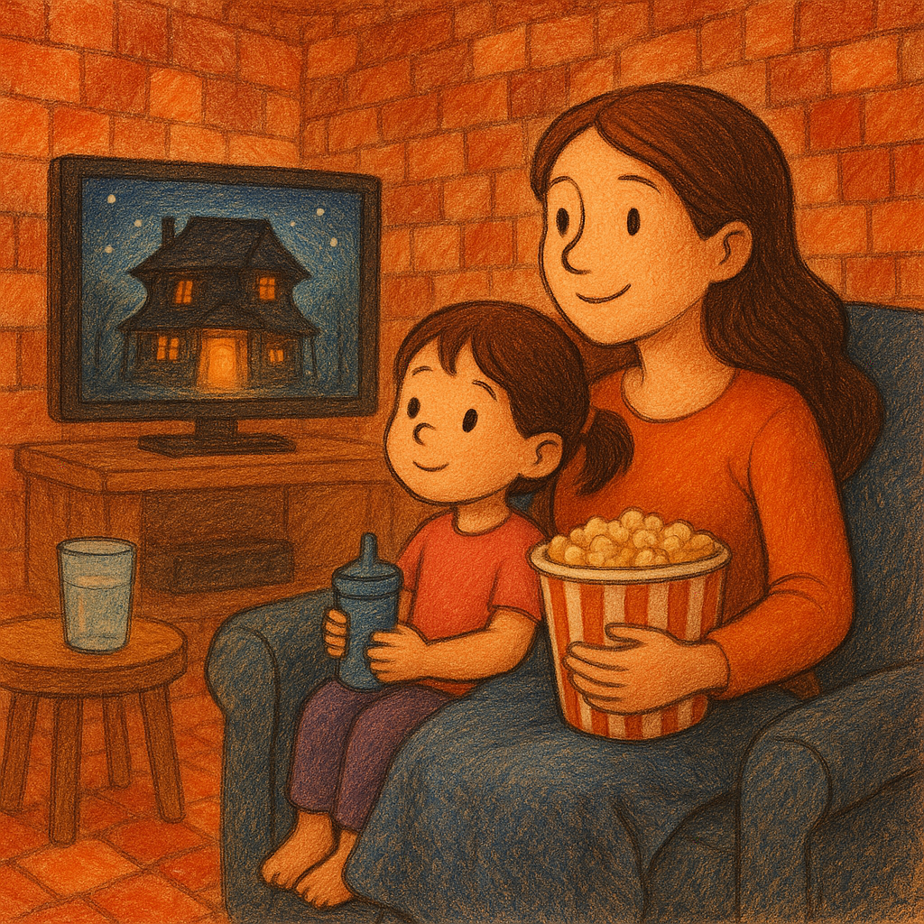 Mommy and Me Movie in the Salt Cave | Monster House (2006)