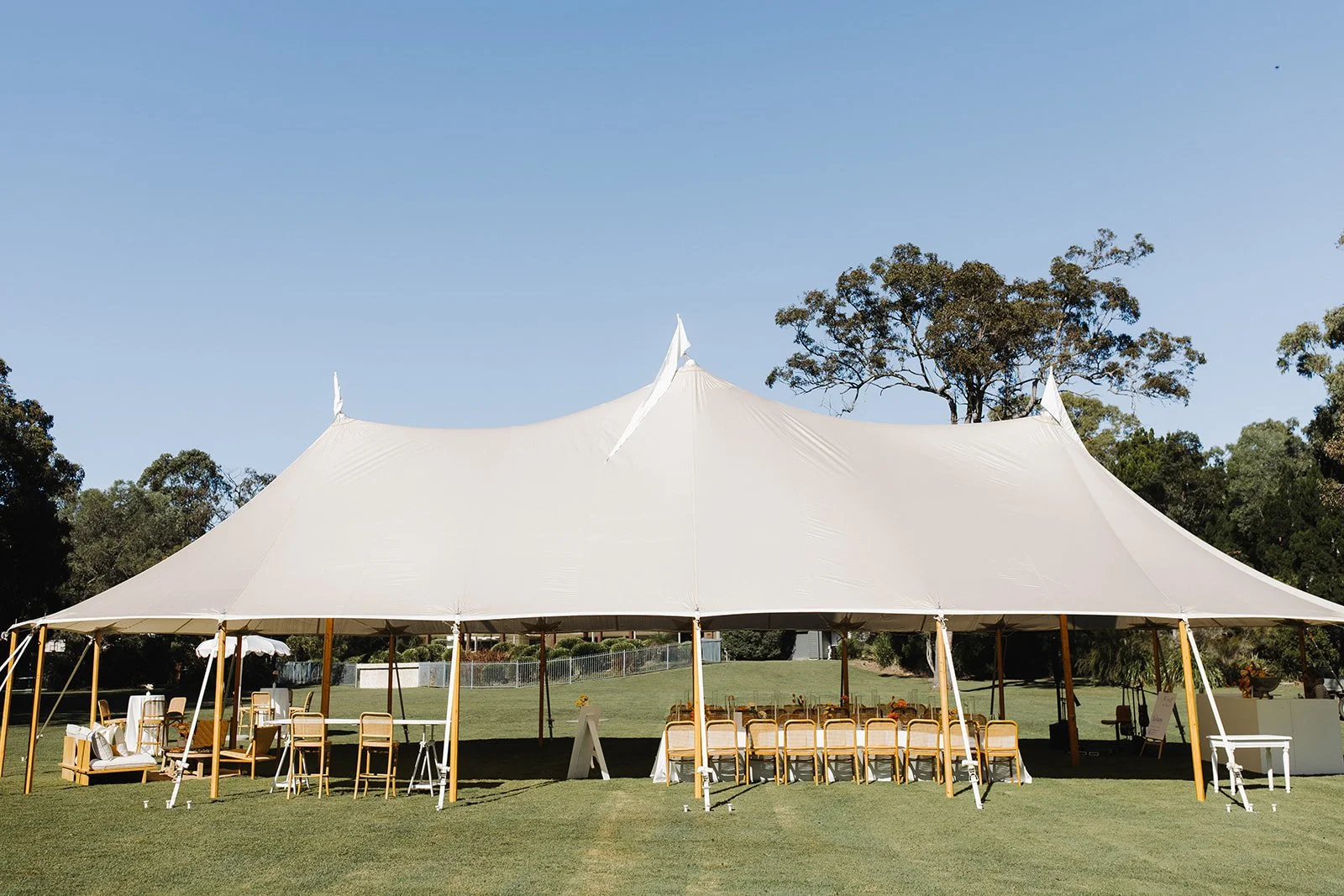 Sperry Tents Sunshine Coast_10x22m Oyster_Senses Noosa North Shore_Lovebird Weddings