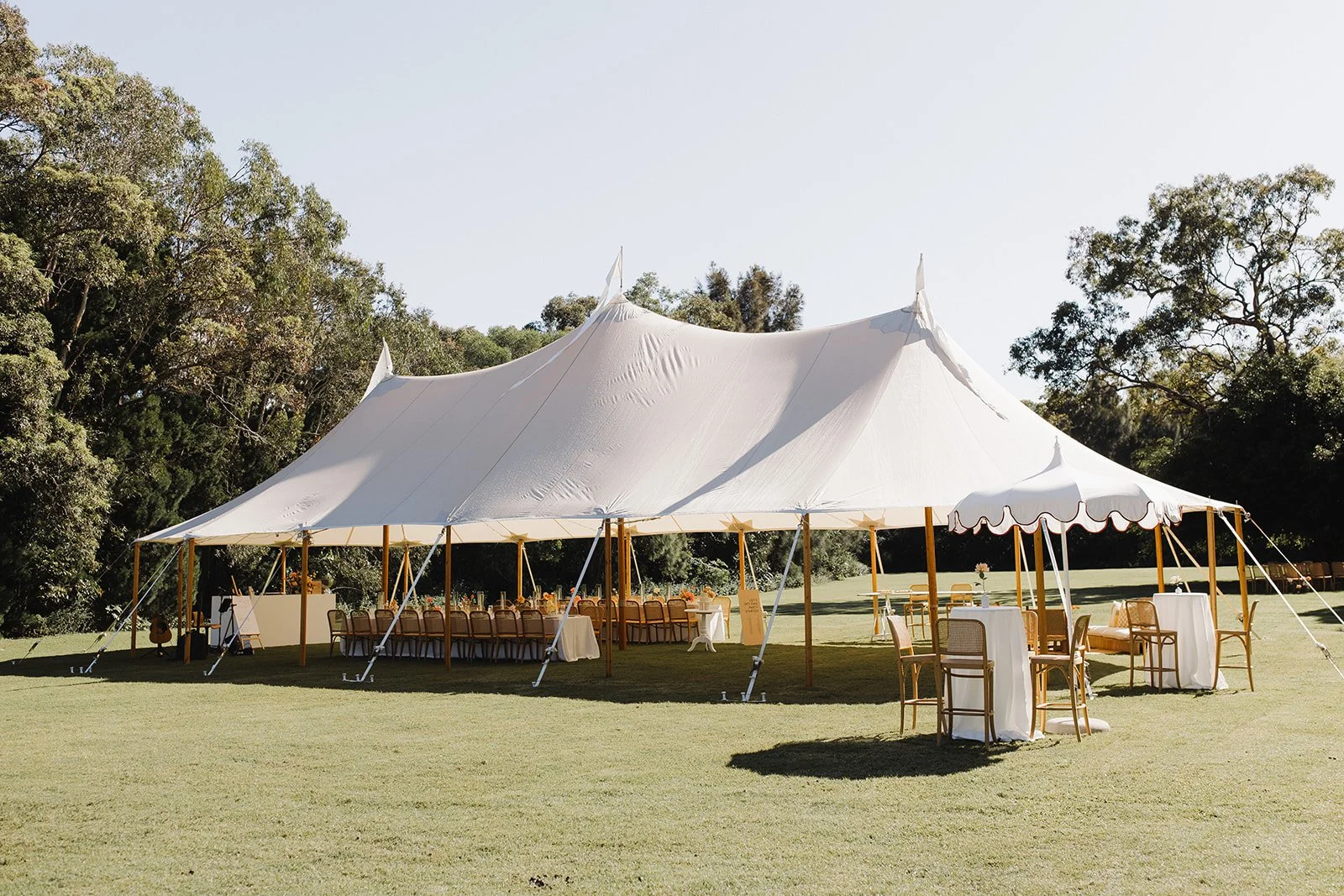 Sperry Tents Sunshine Coast_10x22m Oyster_Senses Noosa North Shore_Lovebird Weddings