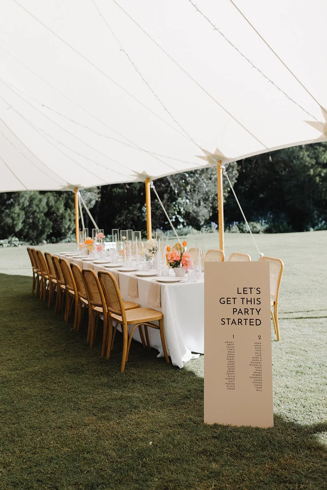 Sperry Tents Sunshine Coast_10x22m Oyster_Senses Noosa North Shore_Lovebird Weddings