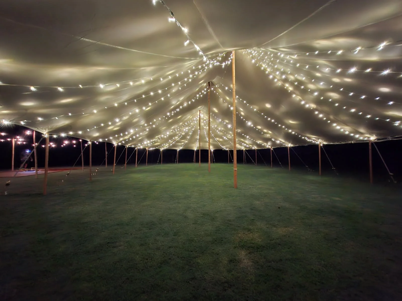 Sperry Tents Sunshine Coast_14x26m Oyster_BTS After Installation