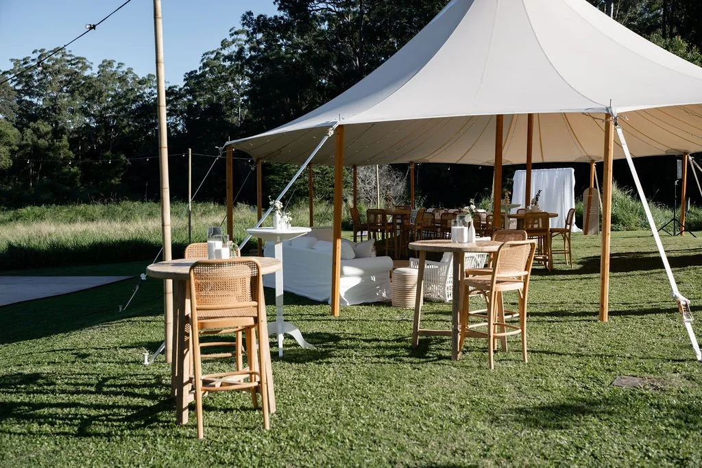Sperry Tents Sunshine Coast_10x16m Oyster_Cockatil Stylie_Private Property_Lovebird Weddings