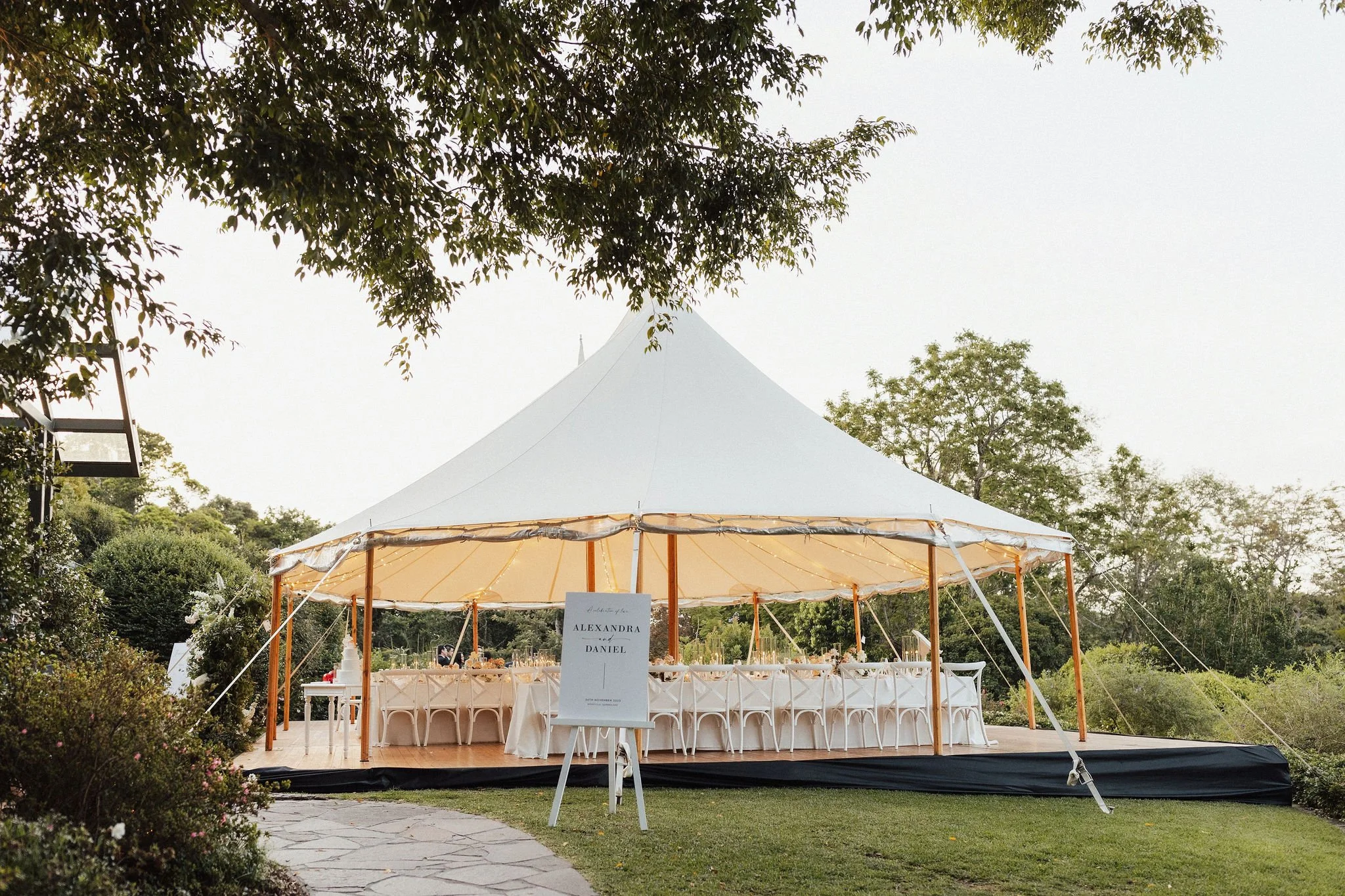 Sperry Tents Sunshine Coast_10x16m Oyster_Spicers Clovelly