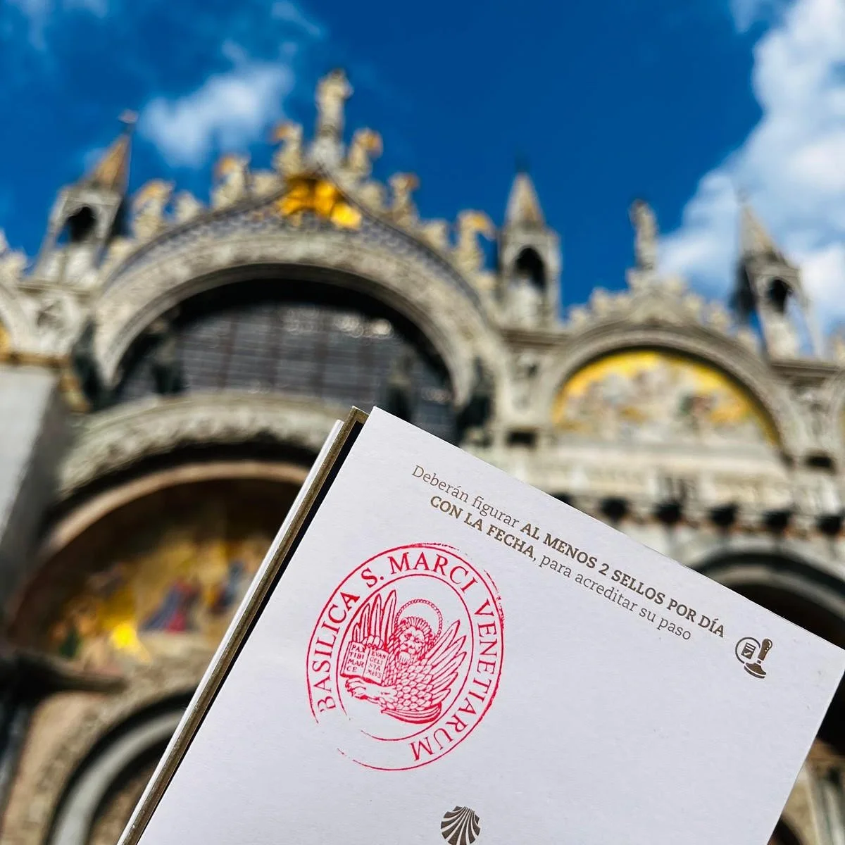 Mein letzter Pilgerstempel - Basilica di San Marco Venezia✨😎 #d&uuml;rerweg
