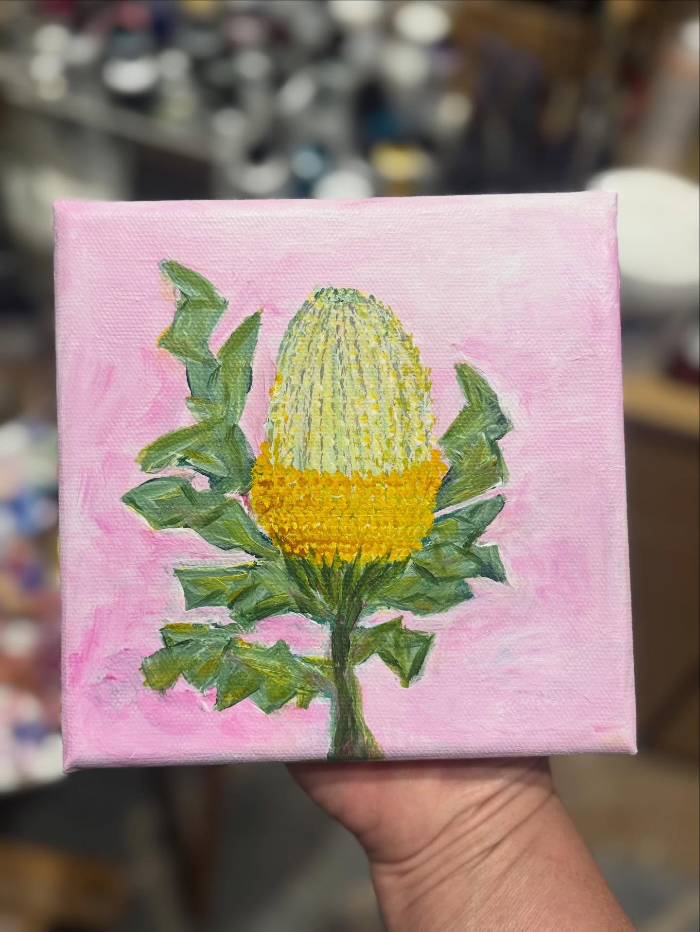 My fave things to paint - native blossoms