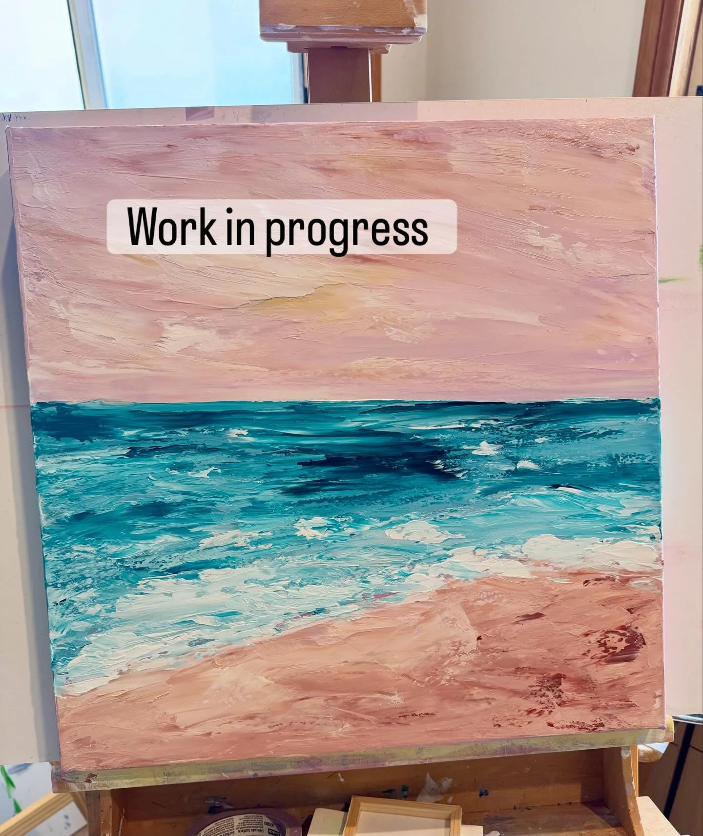 Jan 1
Starting my #31daysofcreativepractice2026
The ocean has been full of waves and whitewash the past few days&hellip;.and the warm pink sunsets of summer.