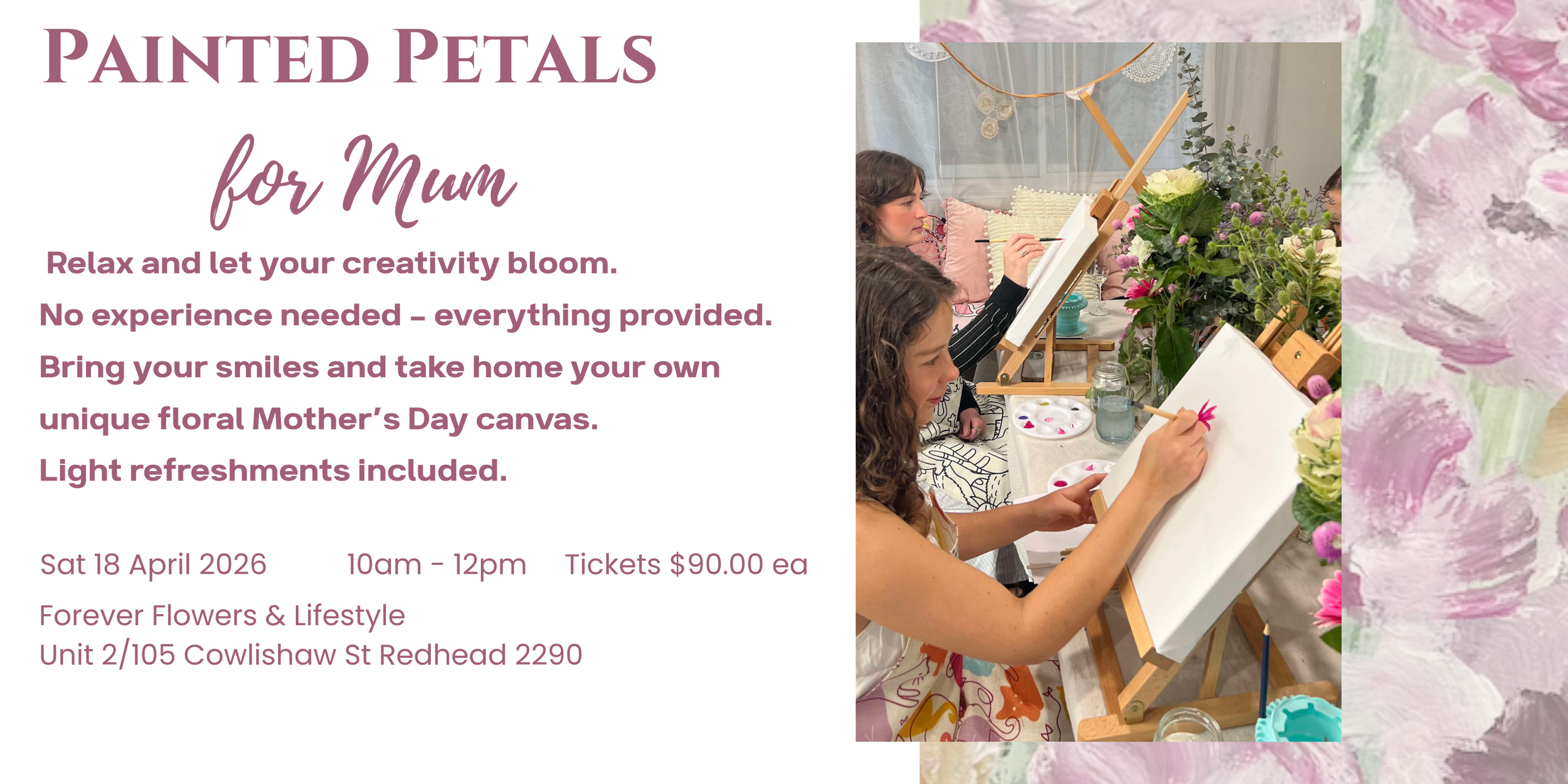 Painted Petals for Mum